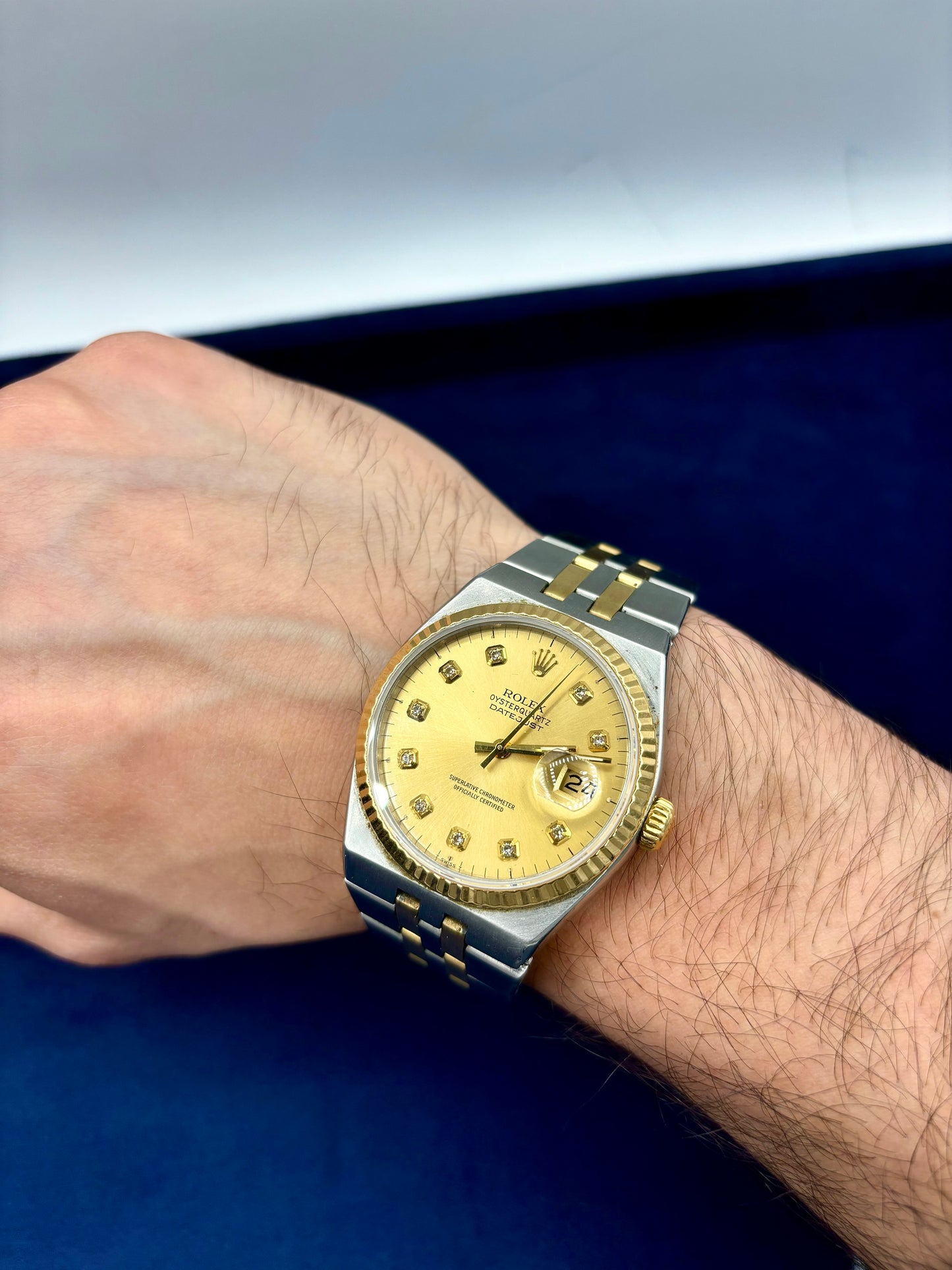 Rolex Oysterquartz DateJust Two-Tone