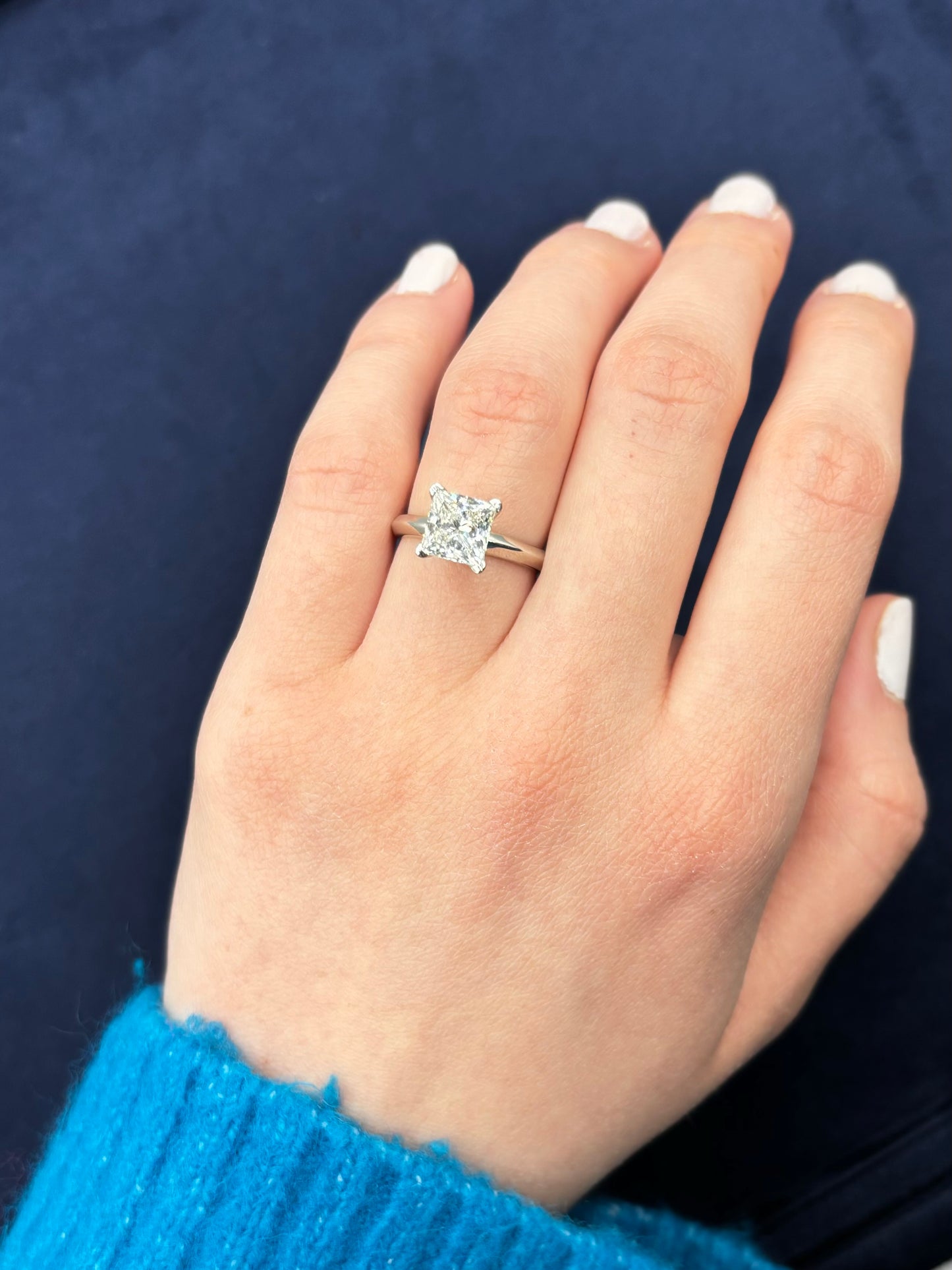 Princess Cut Engagement Ring 2.03 CT
