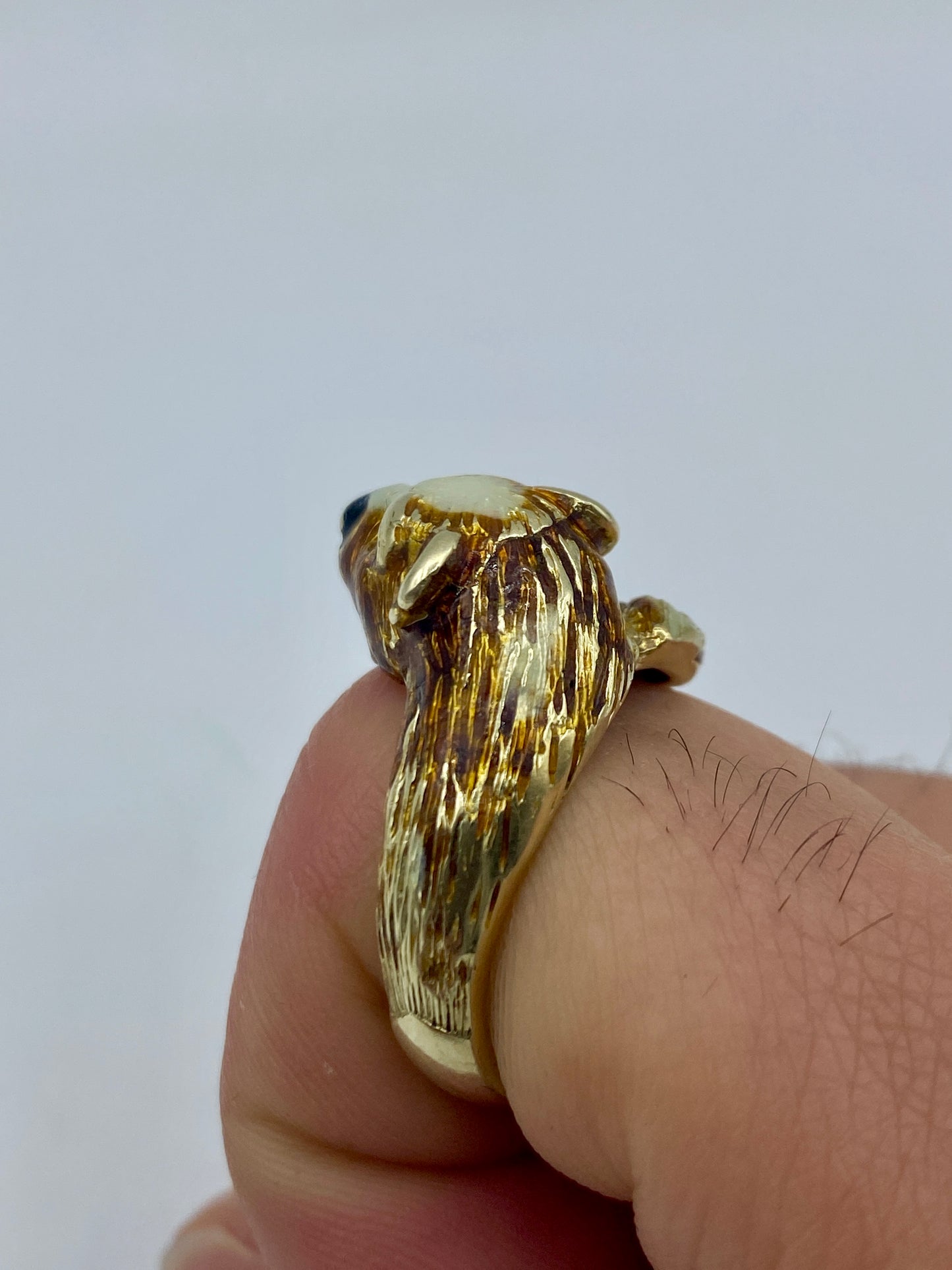 10k Bear Ring Band