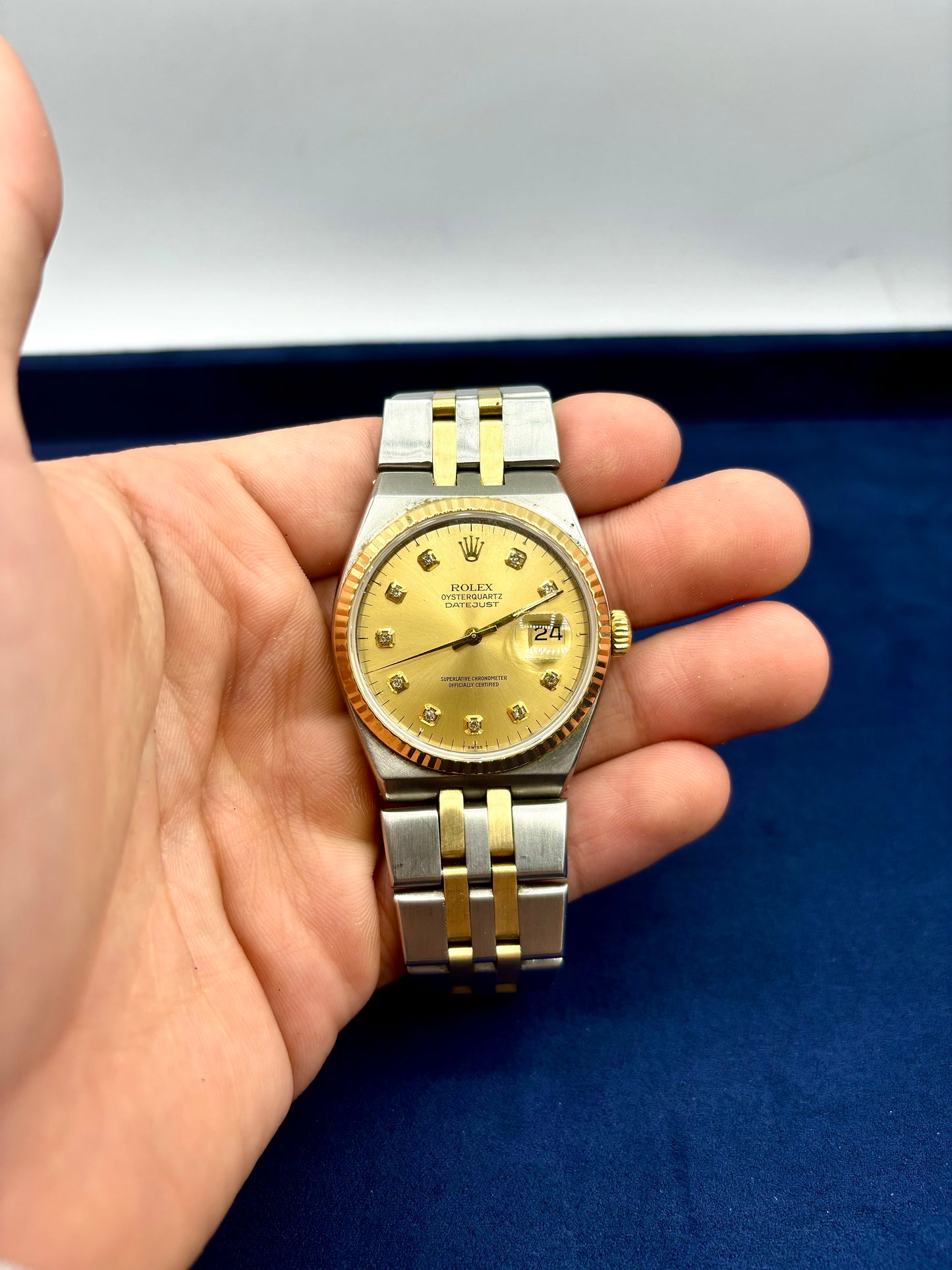 Rolex Oysterquartz DateJust Two-Tone