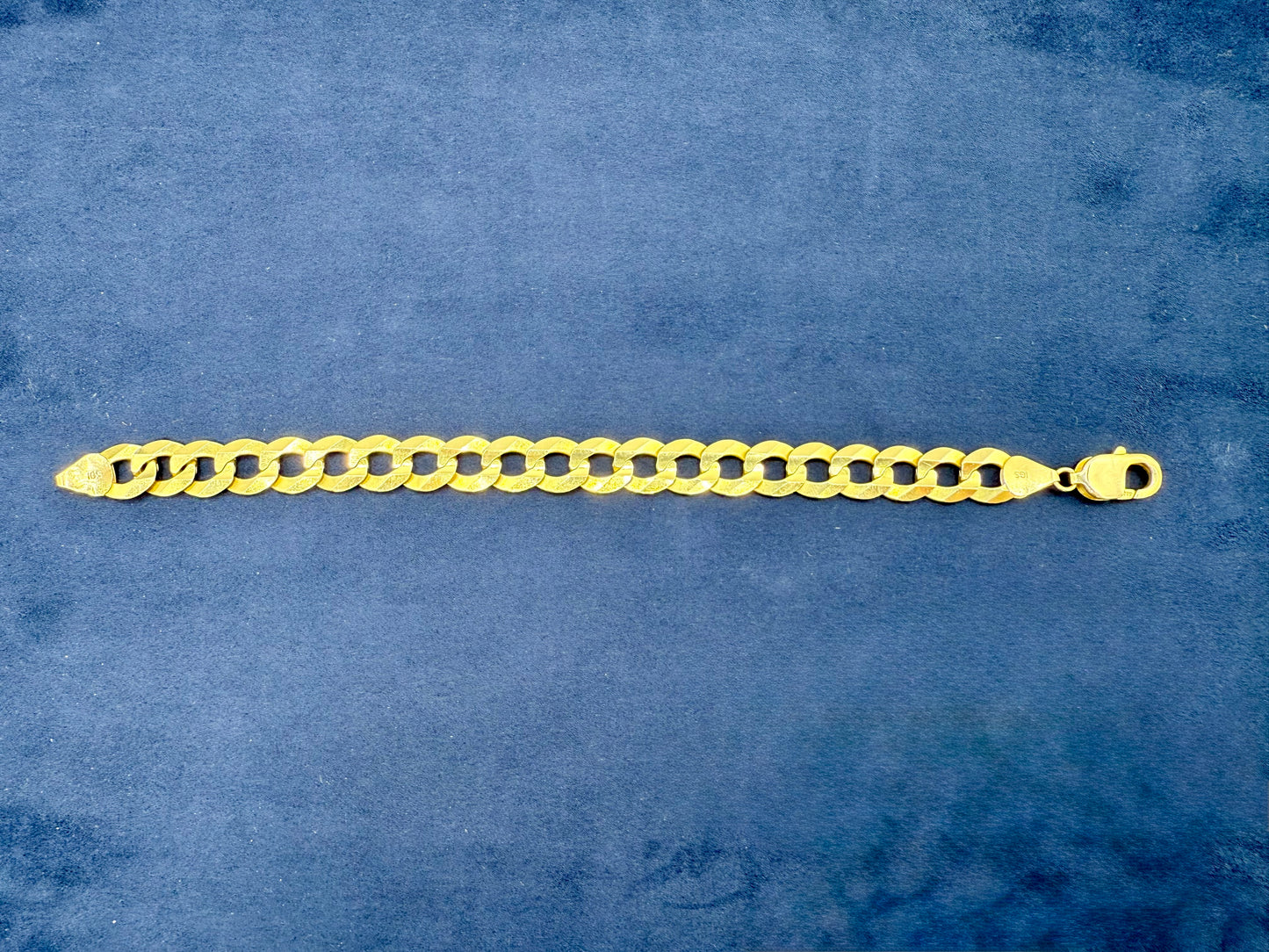 14k Italian Cuban Link Bracelet 11.2mm