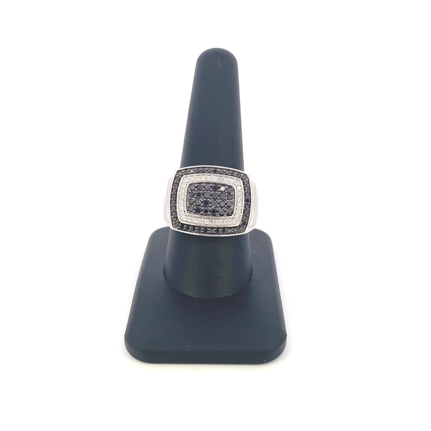 10k Black Diamond Layer Ring