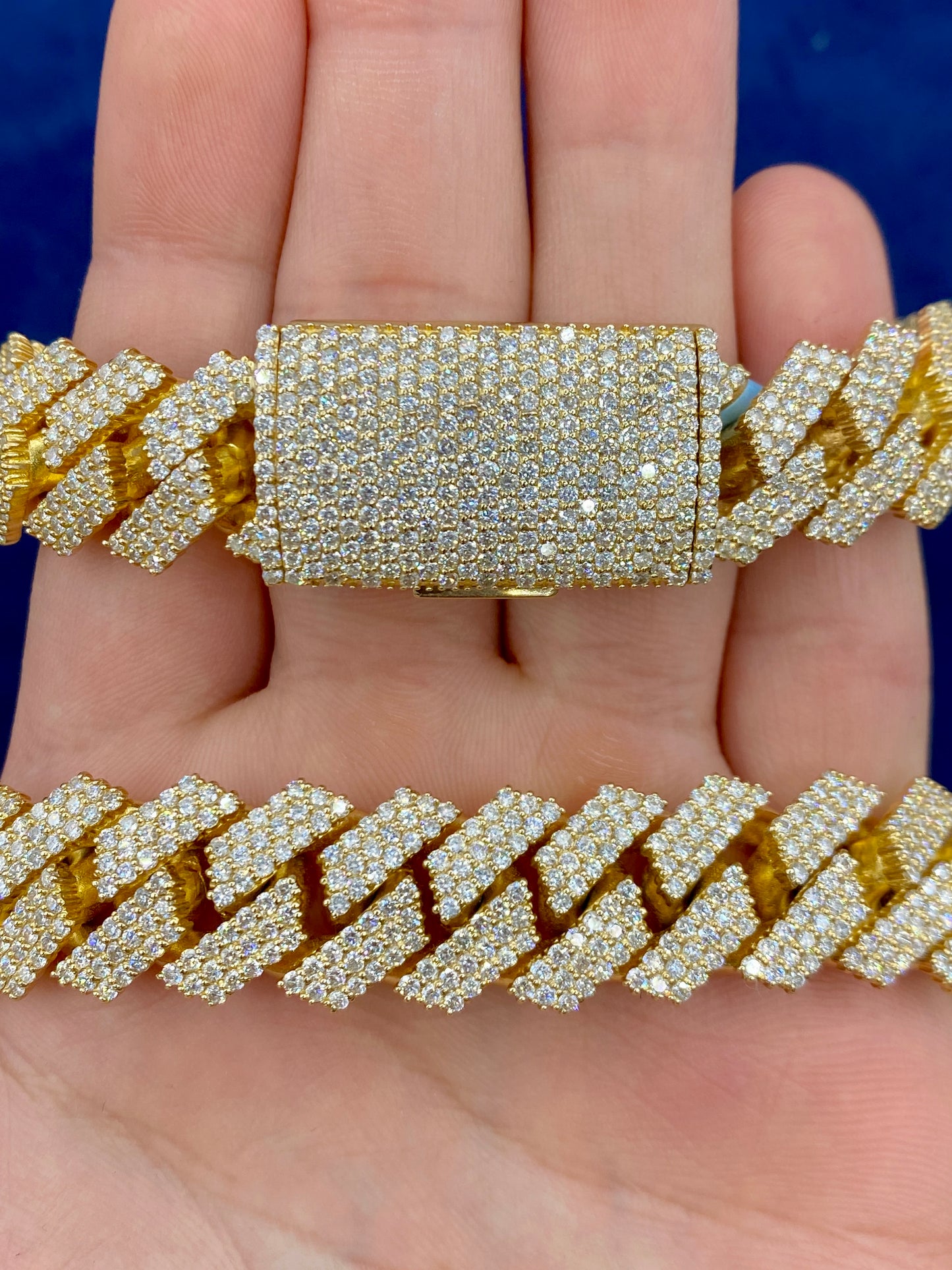 14k Jumbo Diamond Cuban Chain 15.5mm