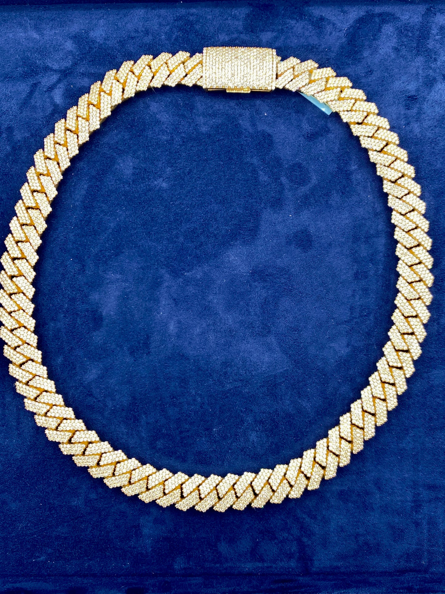 14k Jumbo Diamond Cuban Chain 15.5mm
