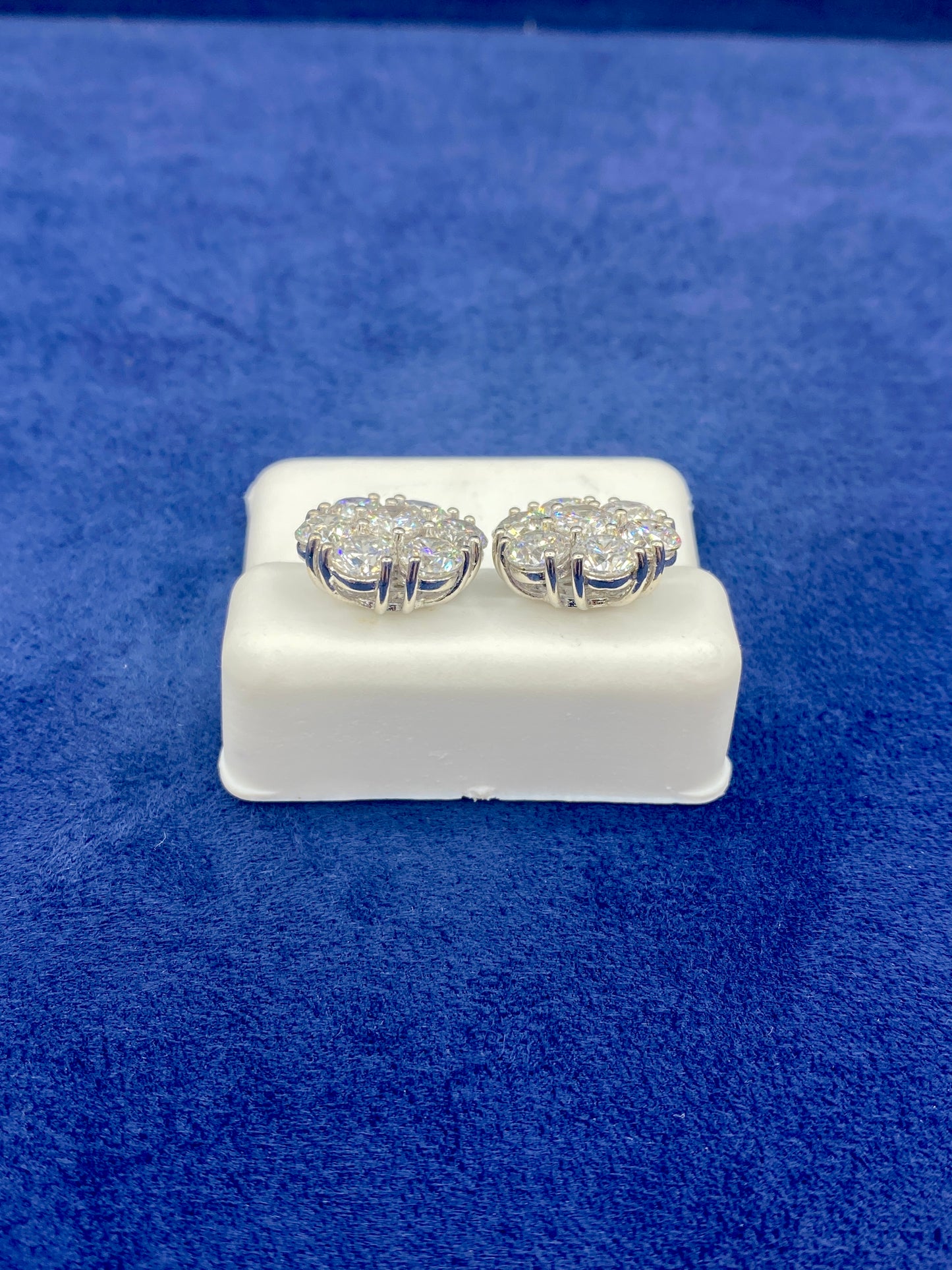 14K Jumbo Flower Earrings