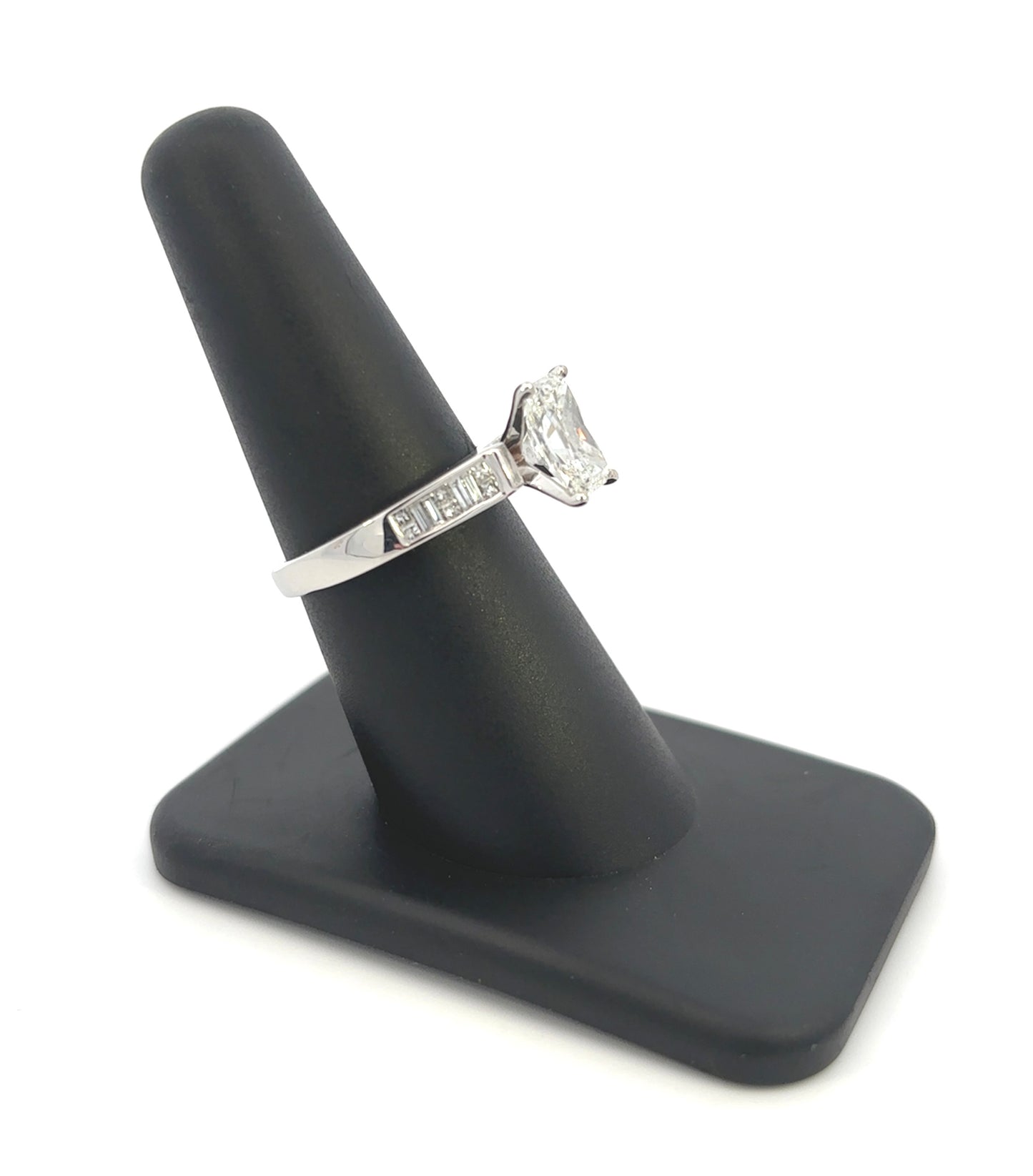 14k Lab Grown Radiant Cut Ring 2.02 CT