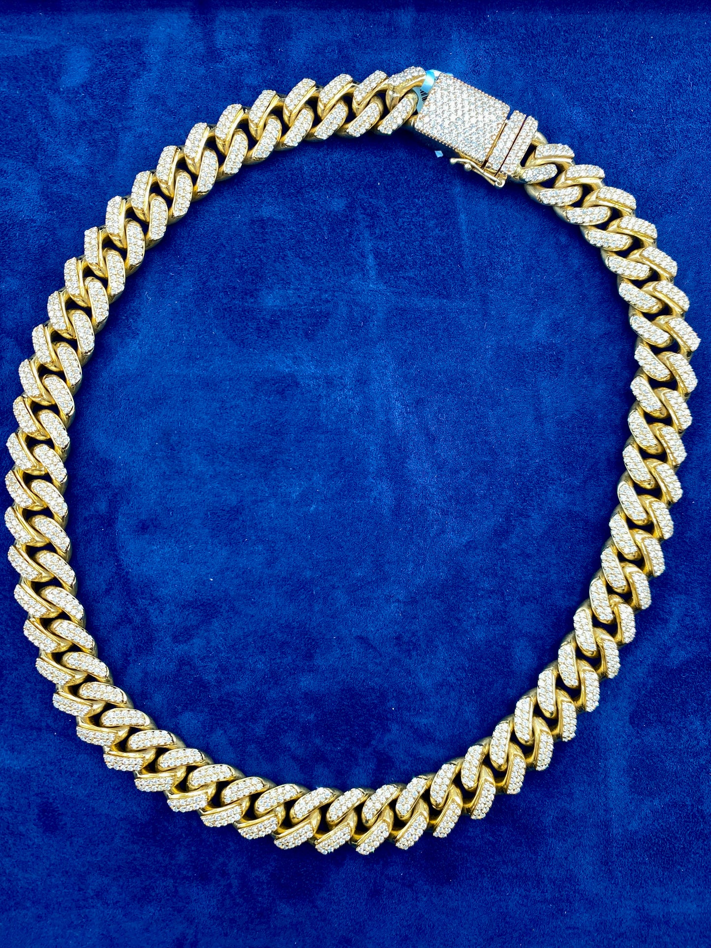 14k Jumbo Diamond Cuban Chain 16mm