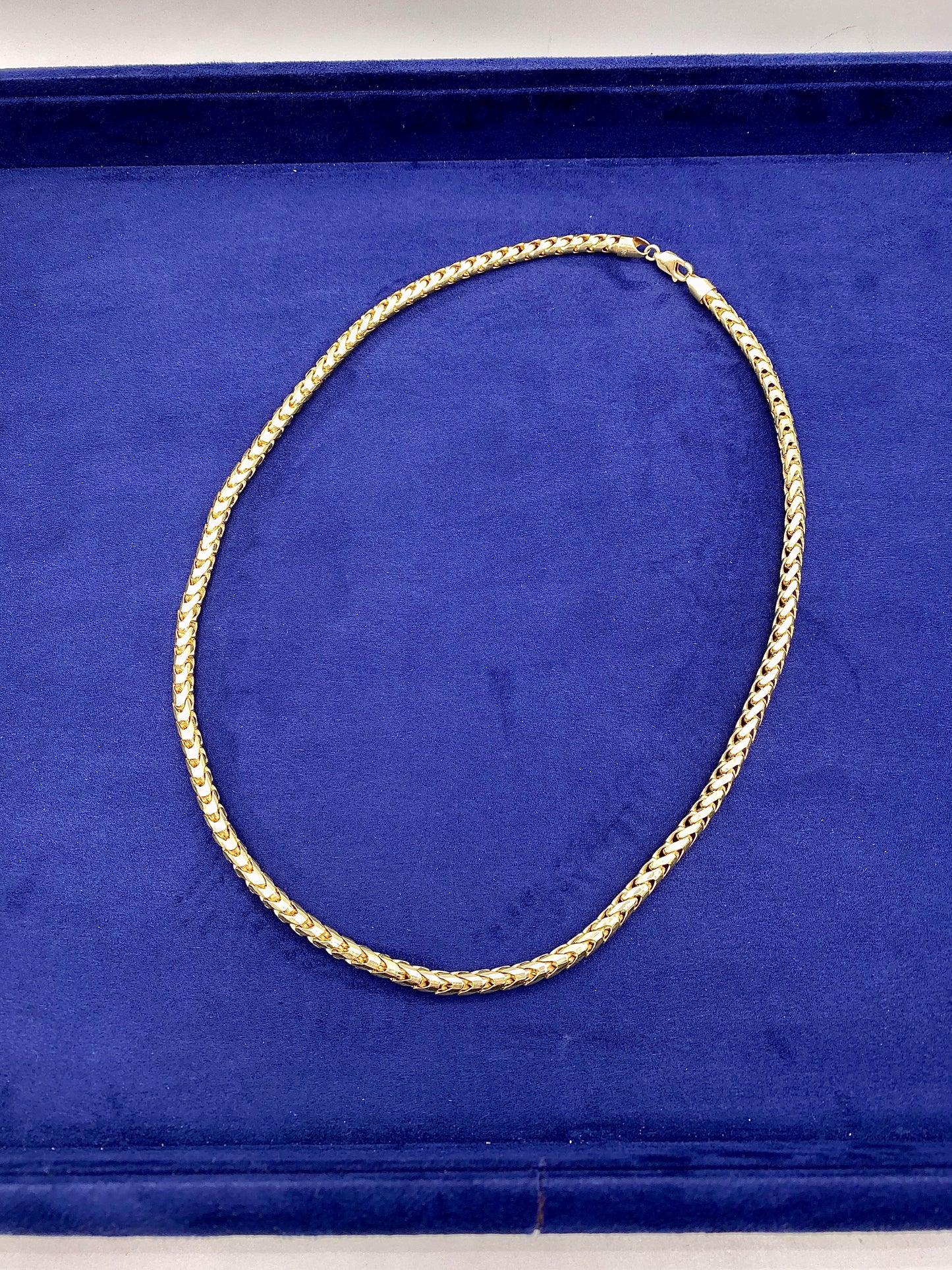 14k 5mm Gold Franco Chain 22”