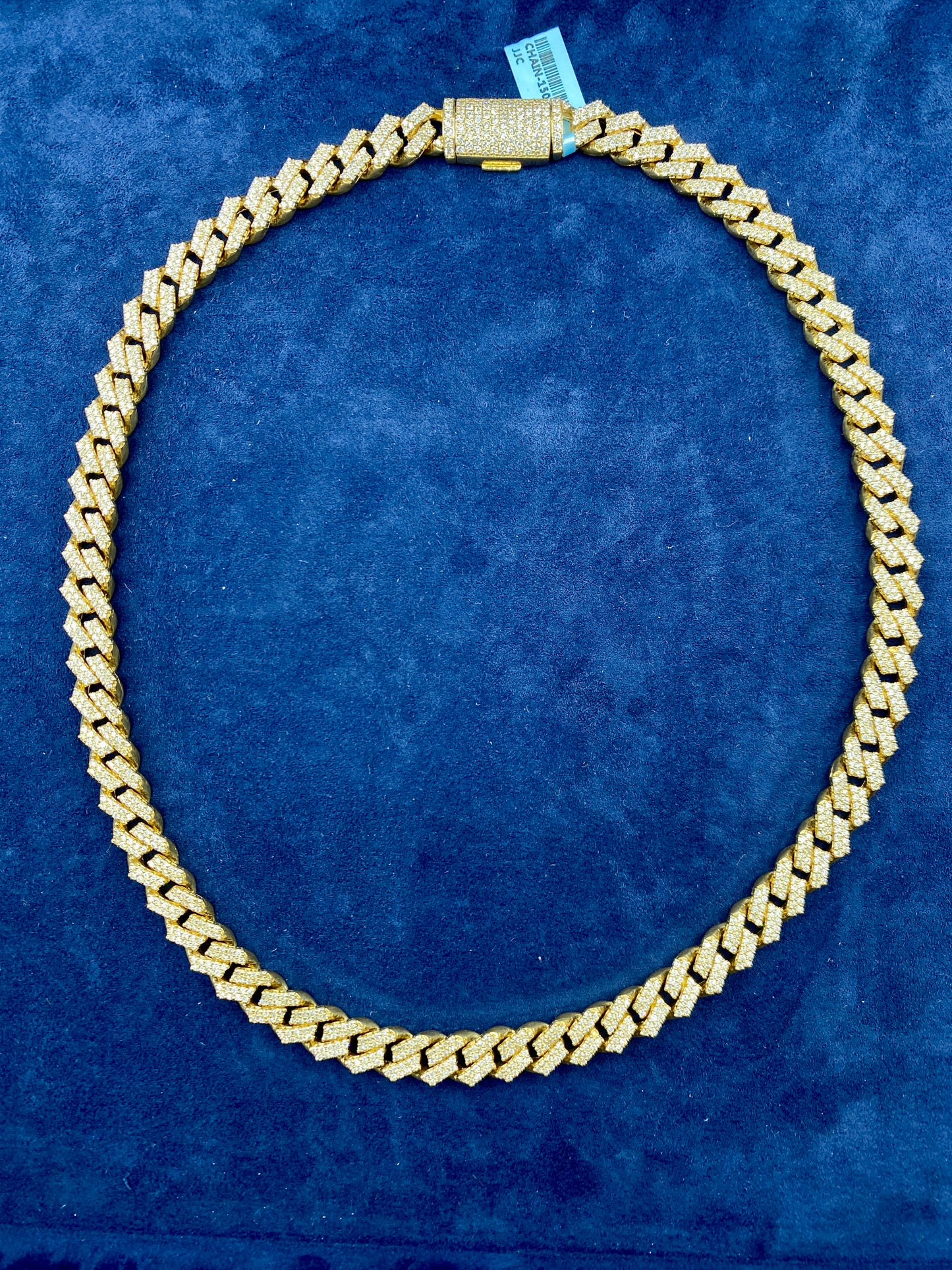 14k Jumbo Diamond Cuban Chain 10mm