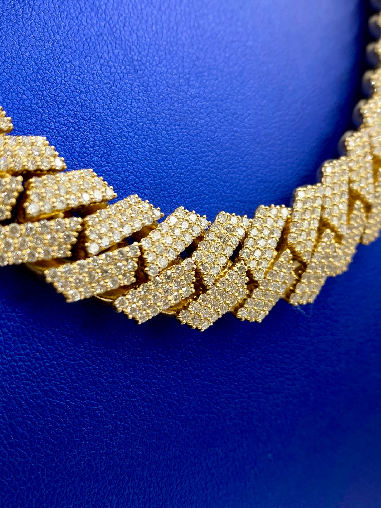 14k Jumbo Diamond Cuban Chain 15.5mm