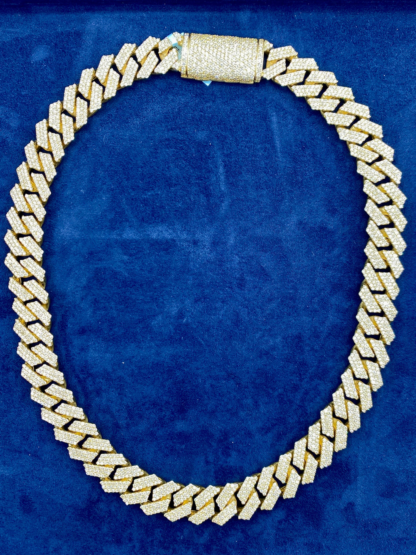 14k Jumbo Diamond Cuban Chain 16.5mm