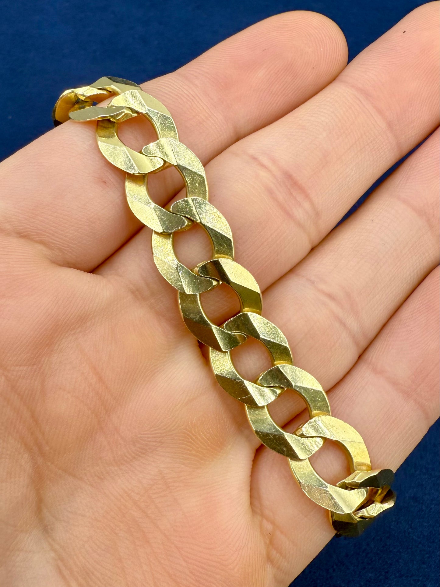 14k Italian Cuban Link Bracelet 11.2mm