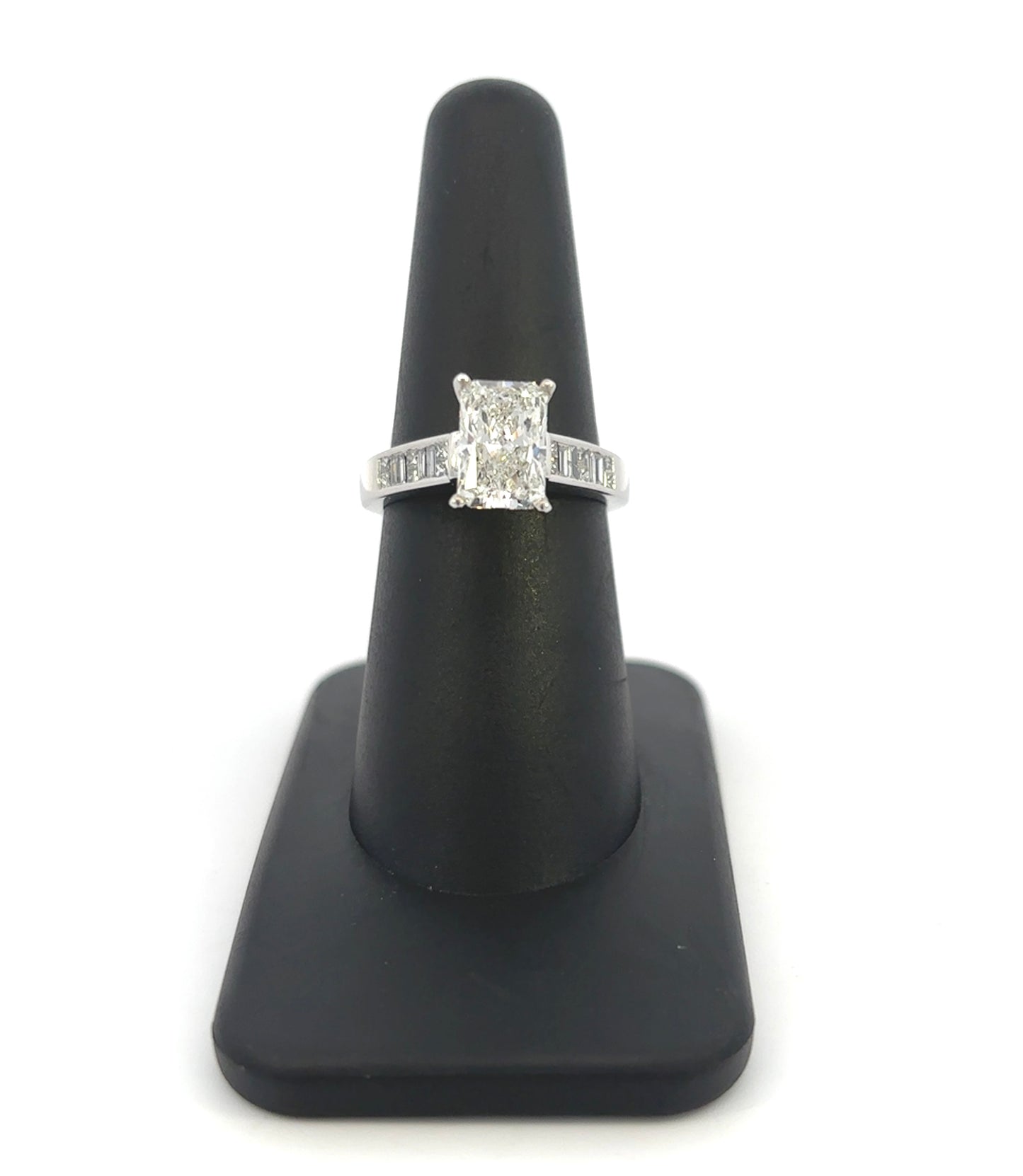 14k Lab Grown Radiant Cut Ring 2.02 CT