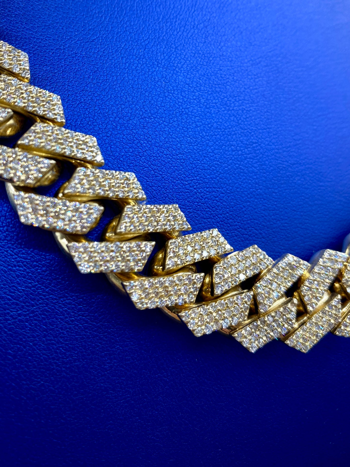 14k Jumbo Diamond Cuban Chain 18.5mm