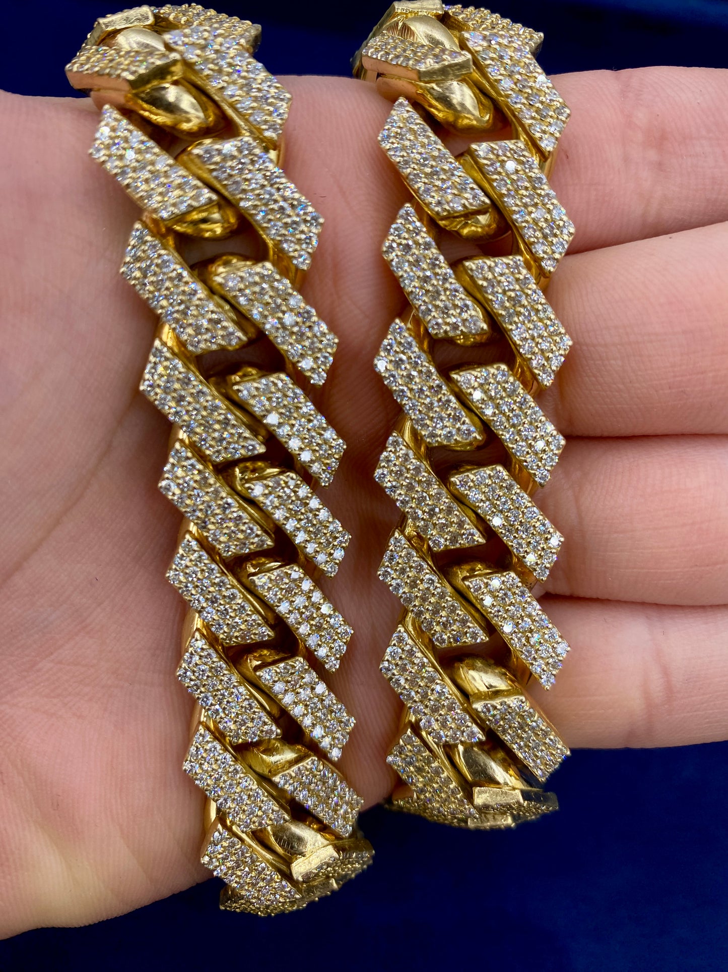 14k Jumbo Diamond Cuban Chain 18.5mm
