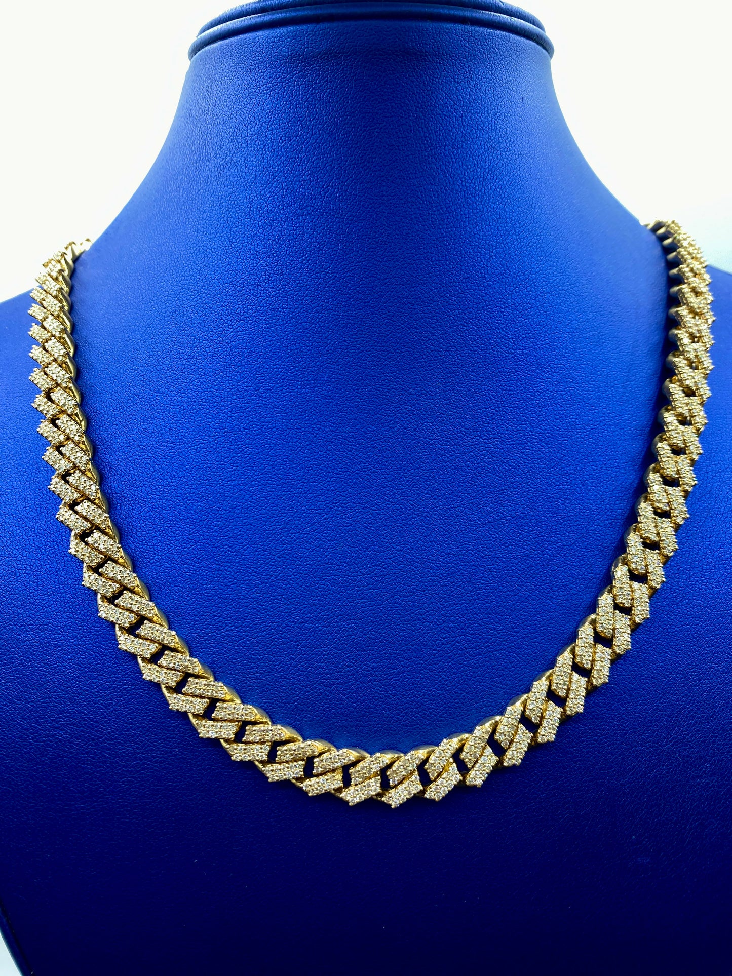 14k Jumbo Diamond Cuban Chain 10mm