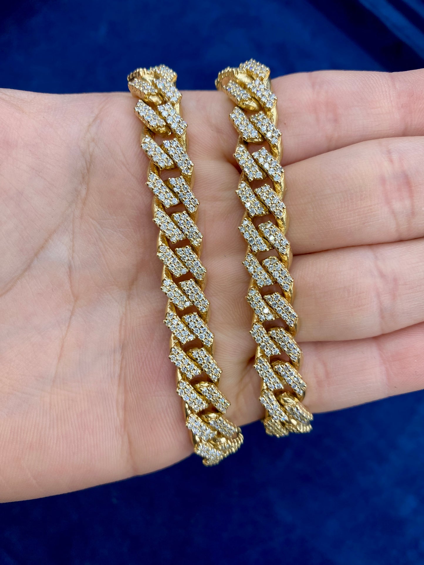 14k Jumbo Diamond Cuban Chain 10mm