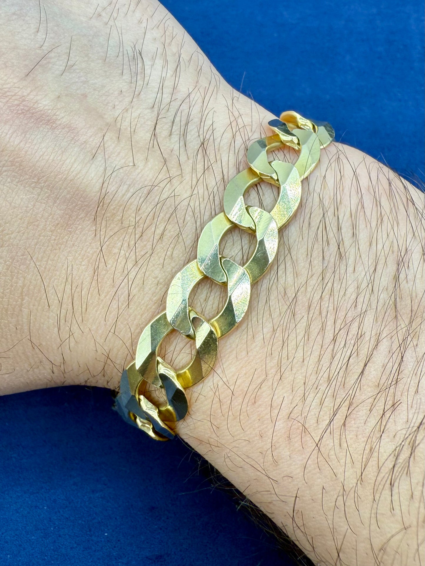 14k Italian Cuban Link Bracelet 11.2mm