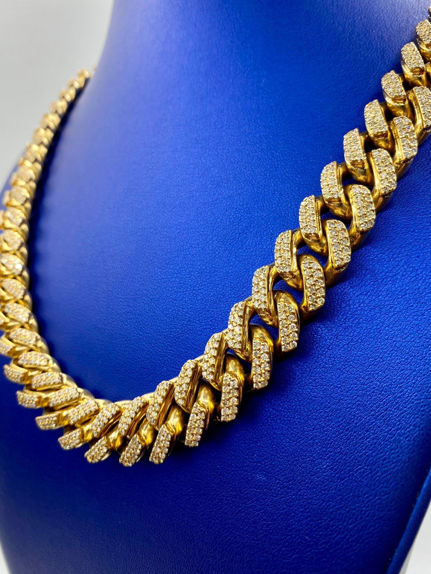 14k Jumbo Diamond Cuban Chain 16mm