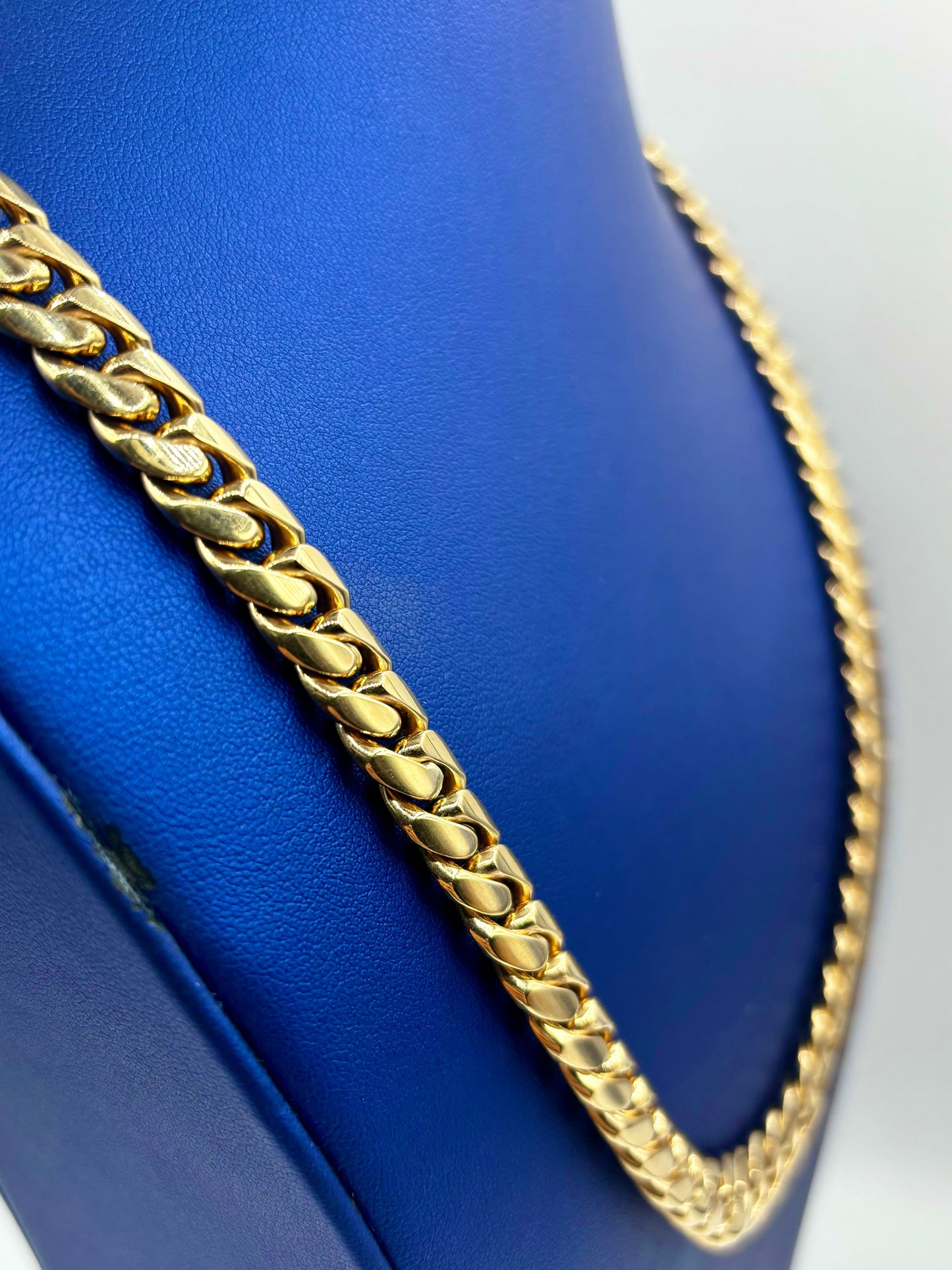 14K Cuban Link Chain 10.3mm 24"
