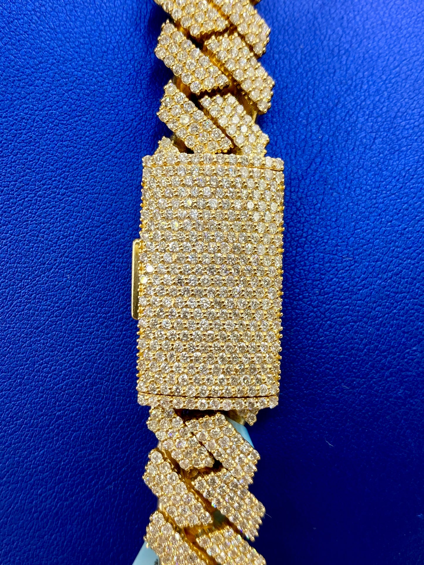 14k Jumbo Diamond Cuban Chain 15.5mm