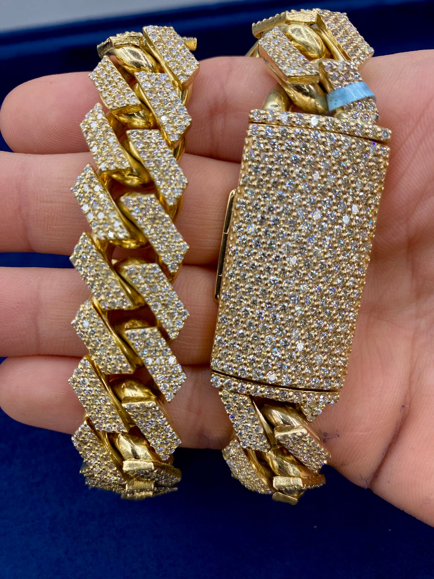 14k Jumbo Diamond Cuban Chain 18.5mm