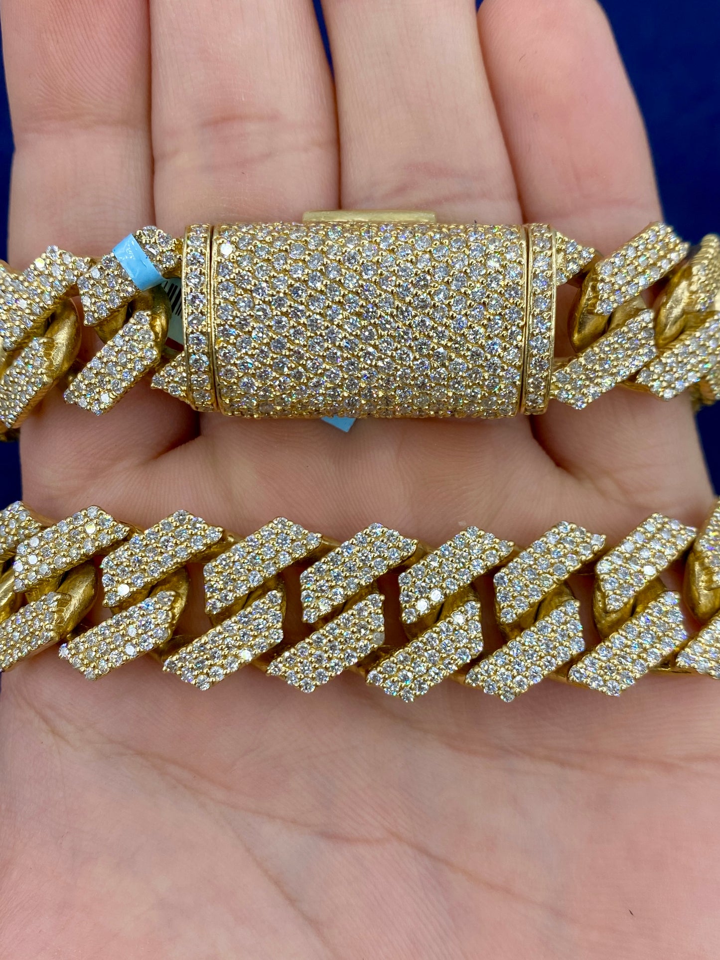 14k Jumbo Diamond Cuban Chain 16.5mm