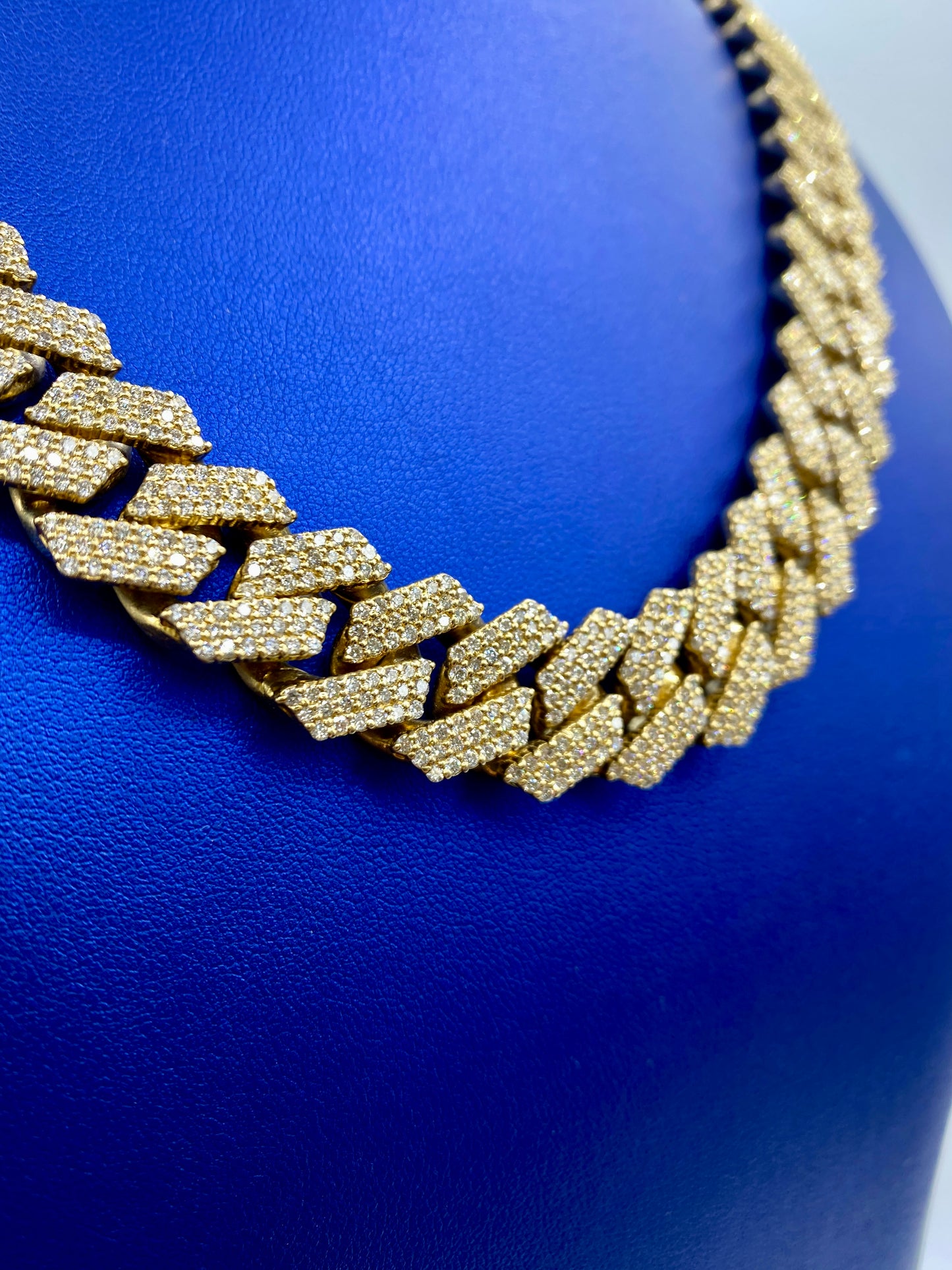 14k Jumbo Diamond Cuban Chain 16.5mm