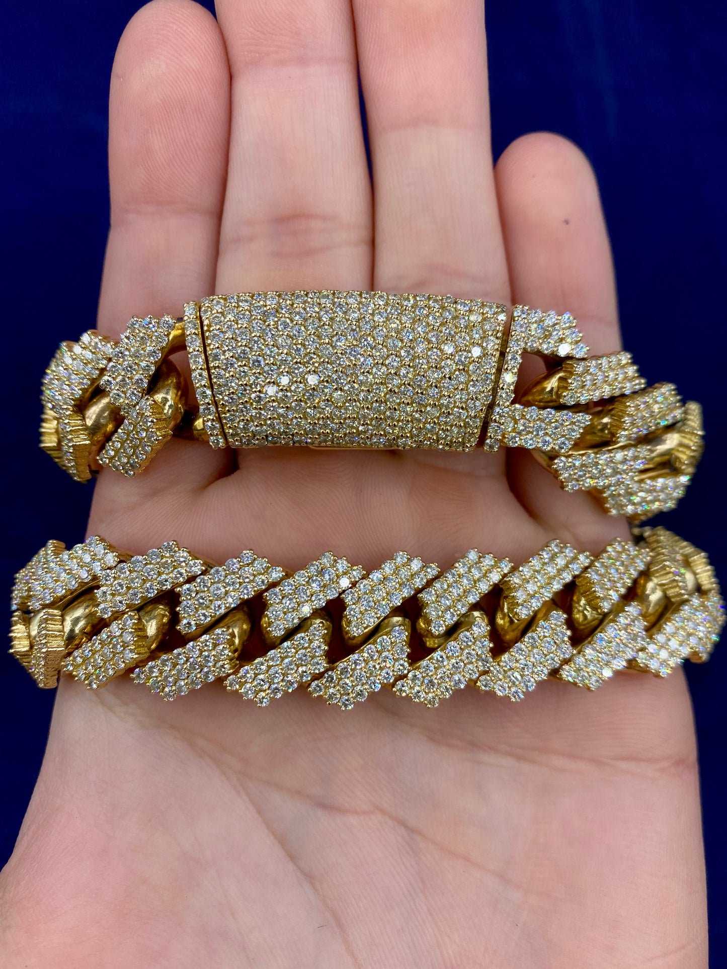 14k Jumbo Diamond Cuban Chain 17.4mm