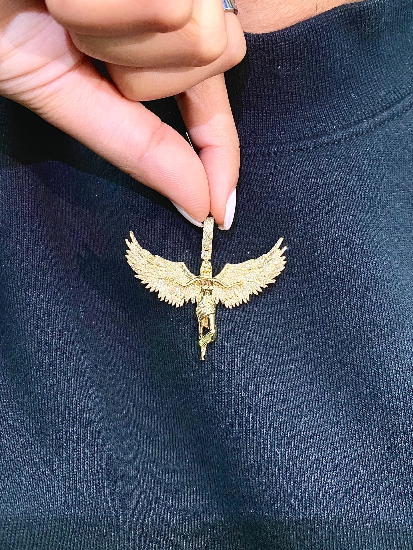 10k Winged Angel Pendant