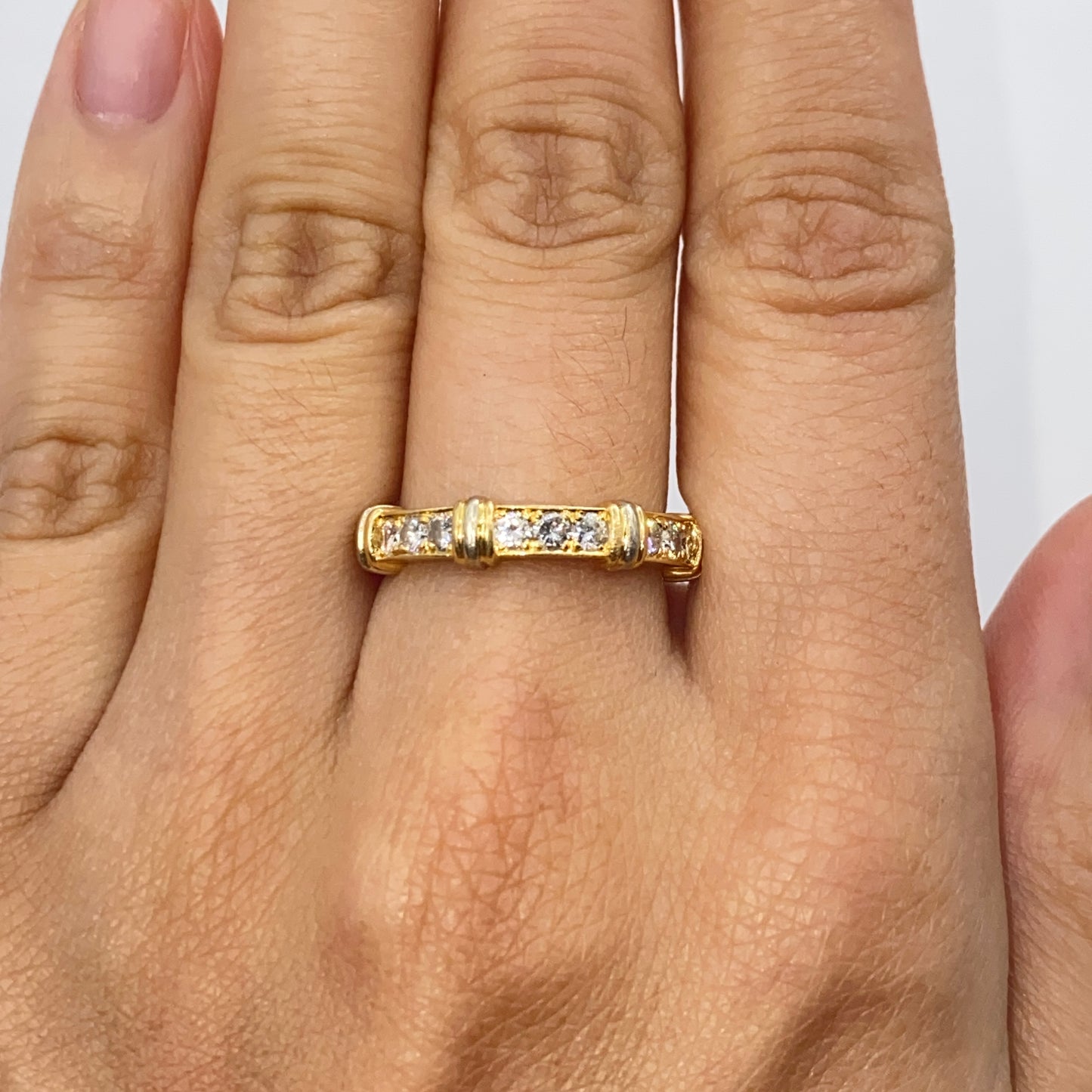 18K Vintage Cartier Contessa Eternity Band