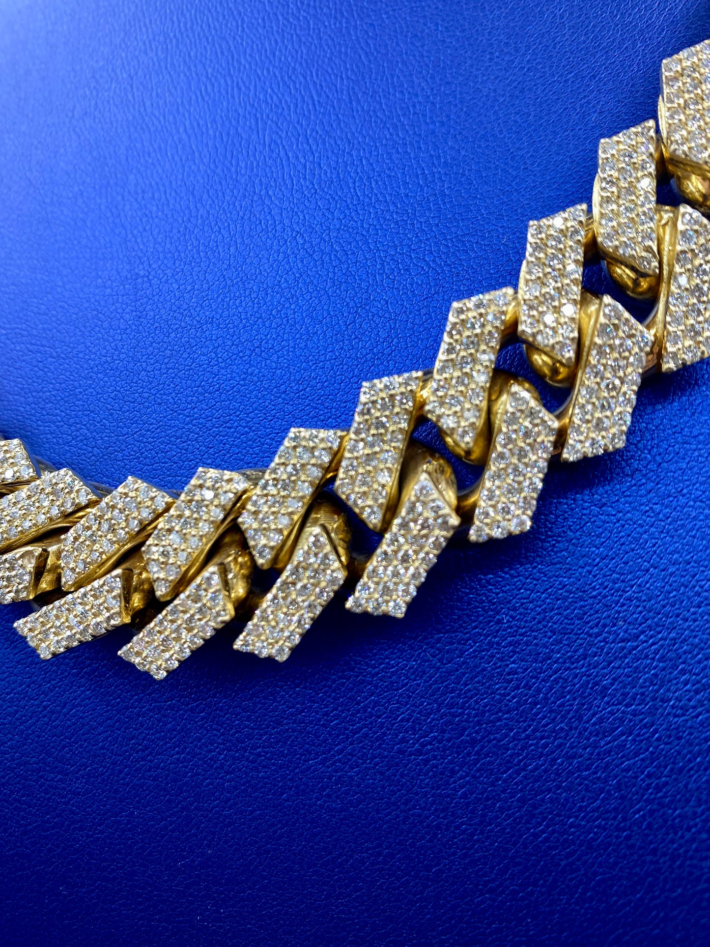 14k Jumbo Diamond Cuban Chain 18.5mm
