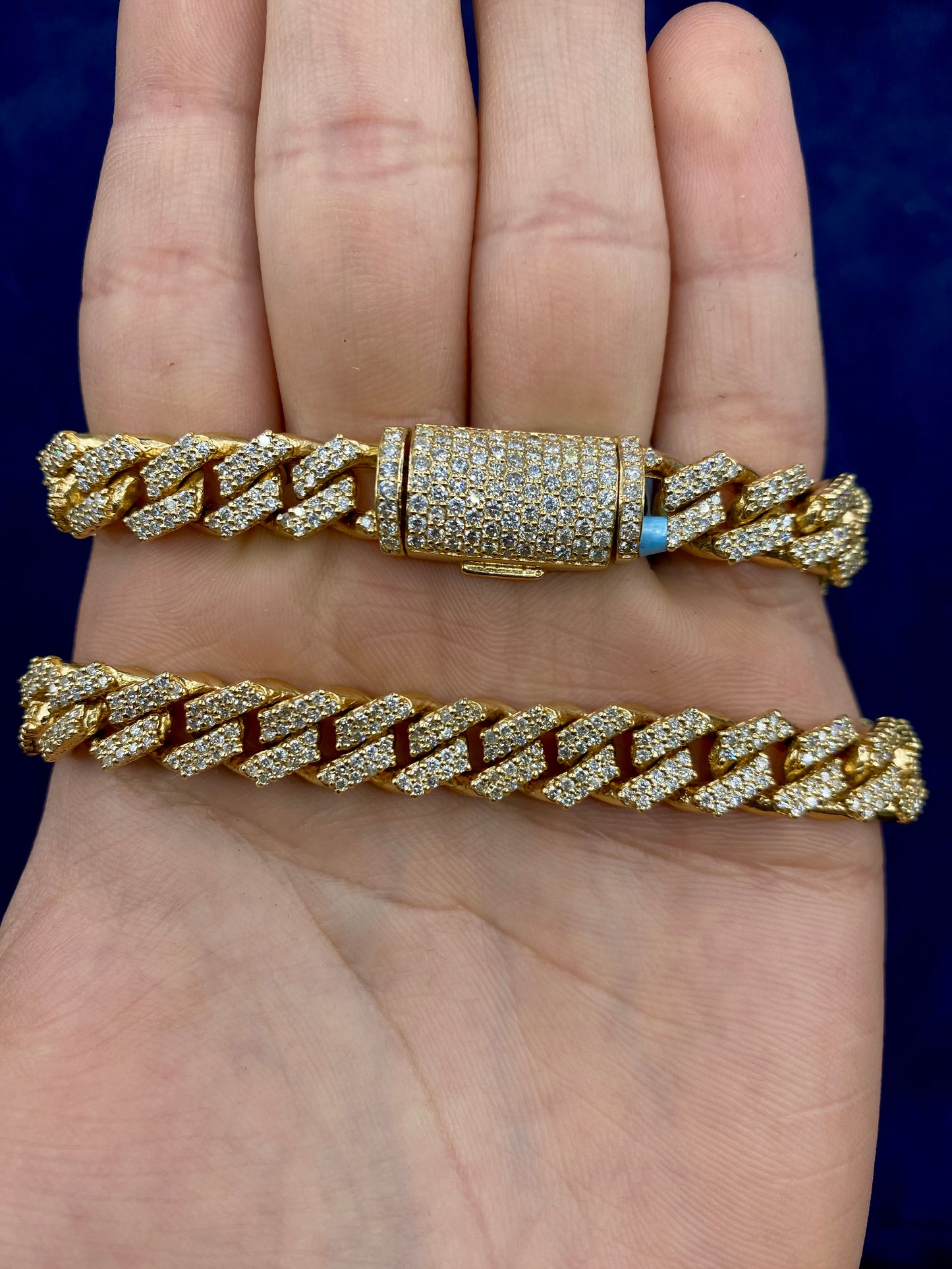 14k Jumbo Diamond Cuban Chain 10mm