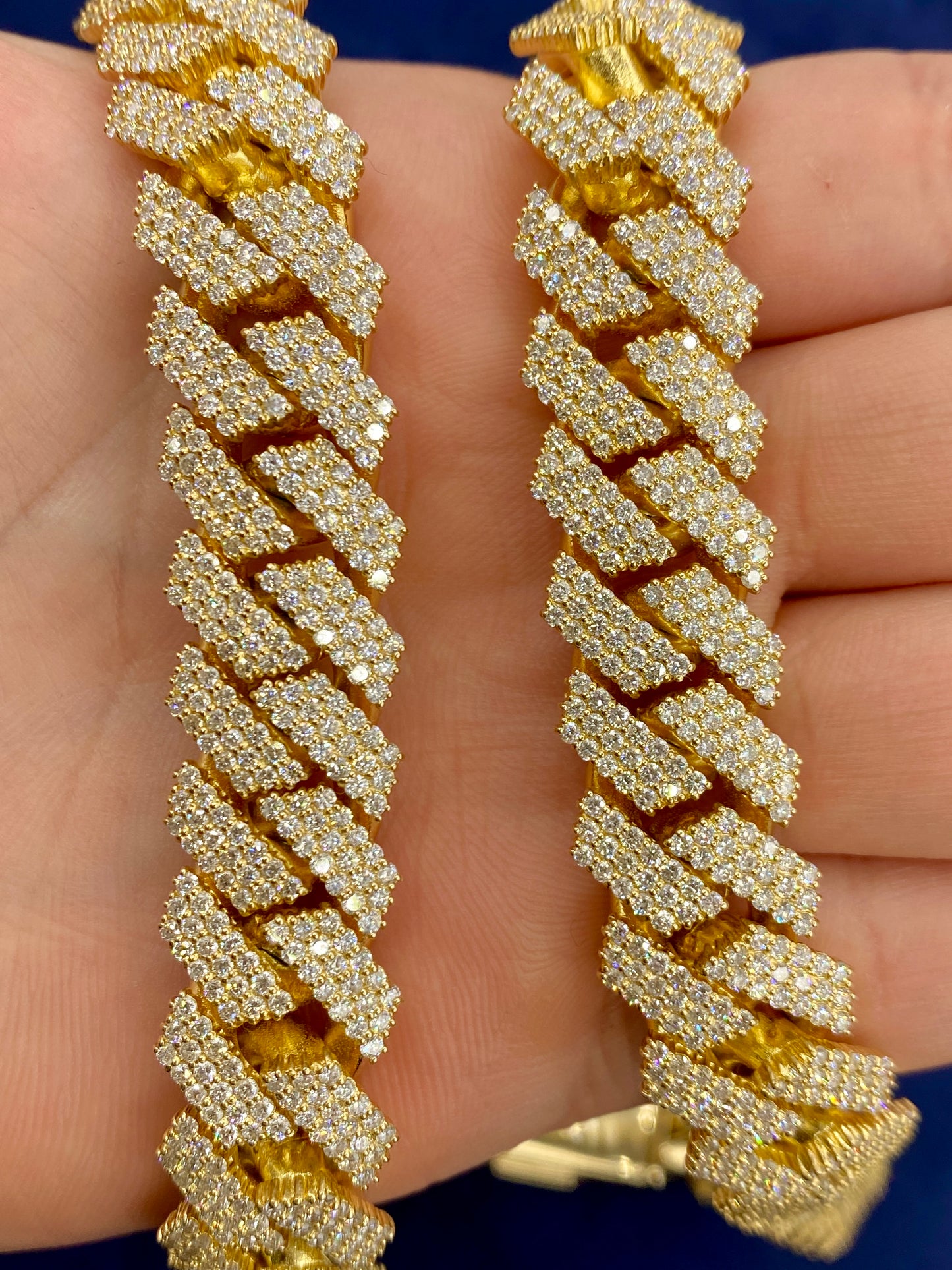 14k Jumbo Diamond Cuban Chain 15.5mm
