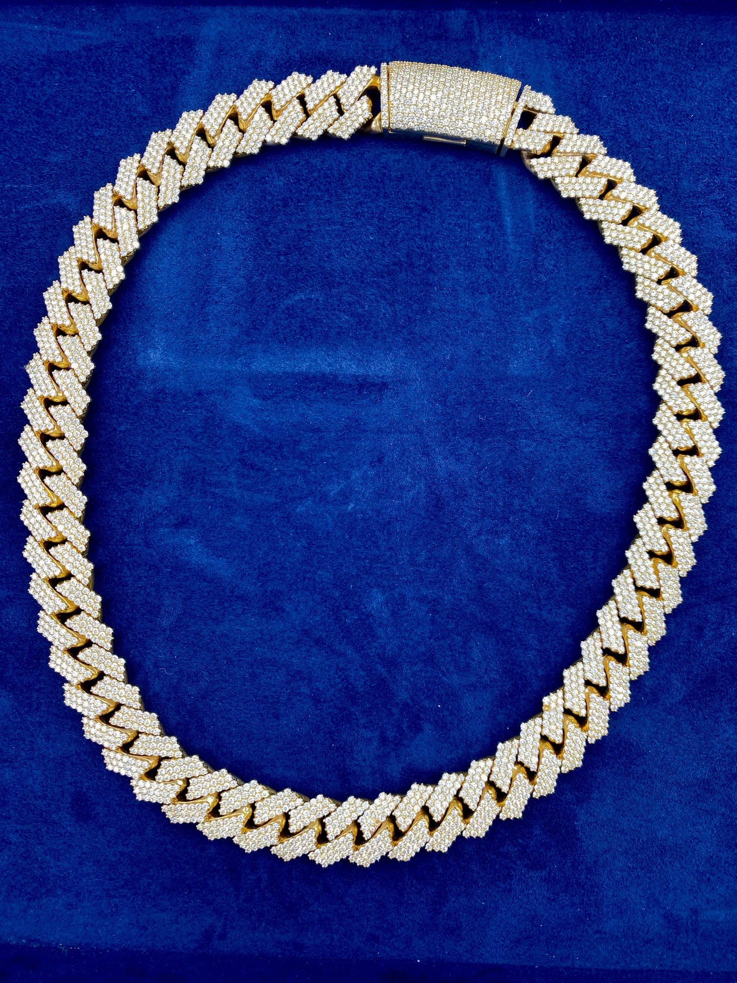 14k Jumbo Diamond Cuban Chain 17.4mm