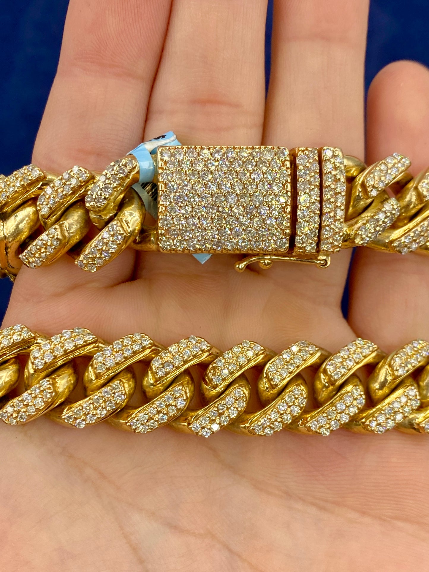 14k Jumbo Diamond Cuban Chain 16mm