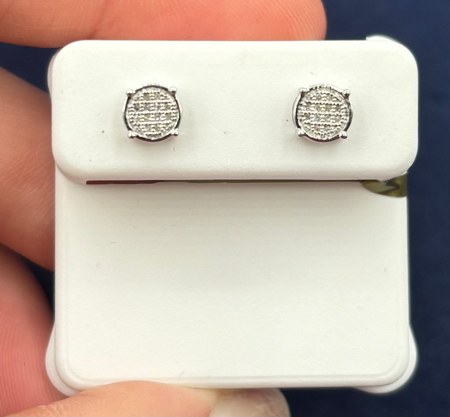 10K Circle S Cookie Earrings