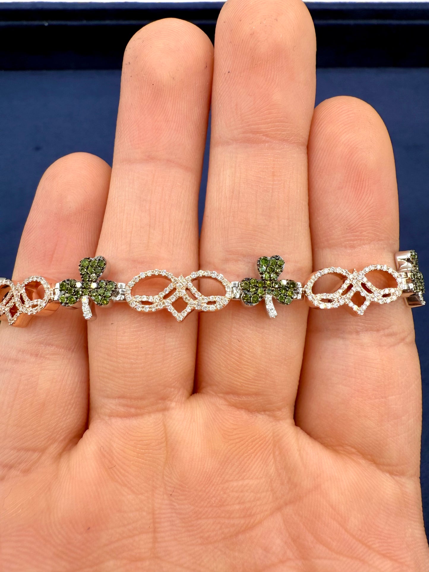 14k Lucky Clover Bracelet