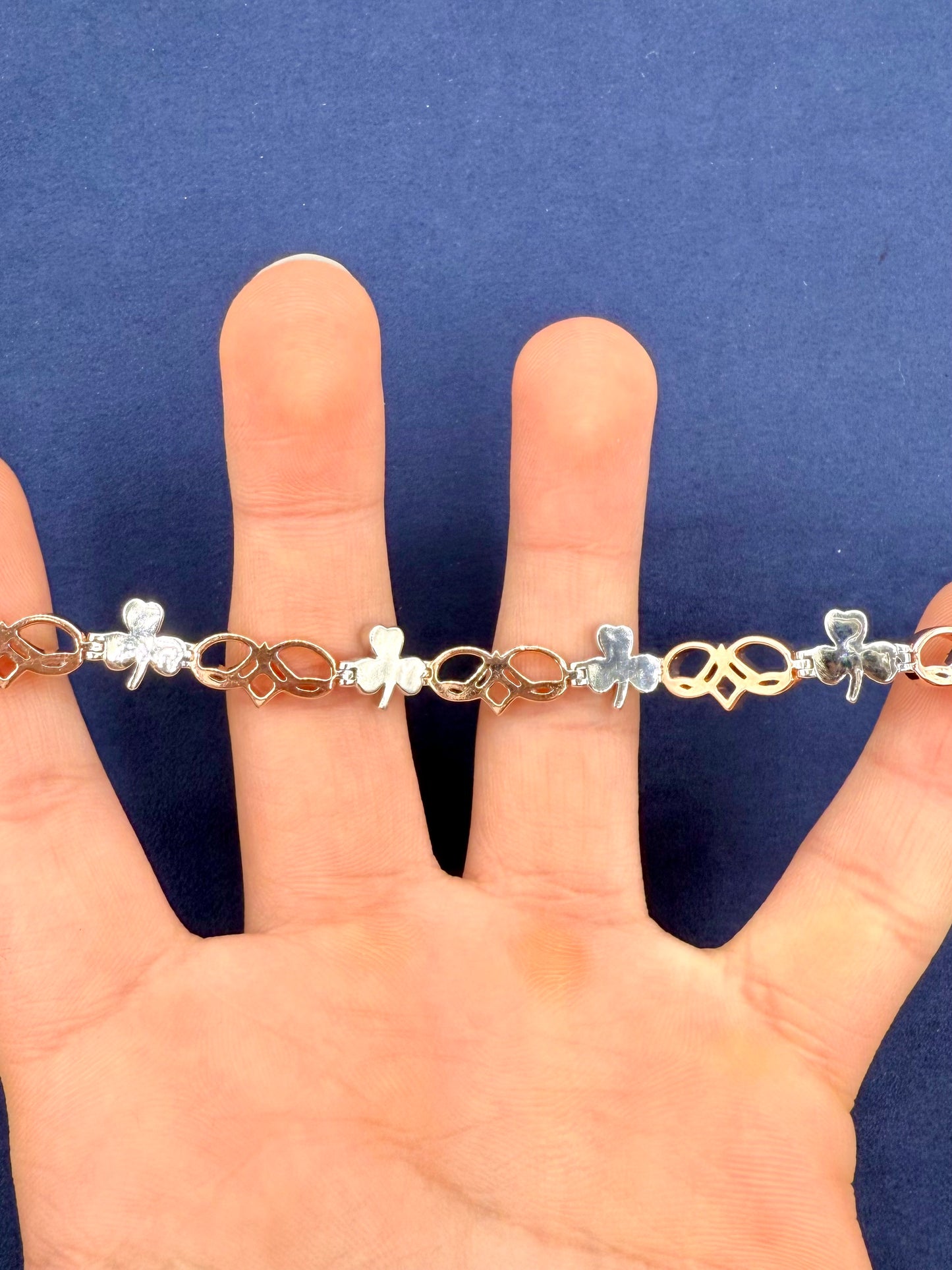 14k Lucky Clover Bracelet