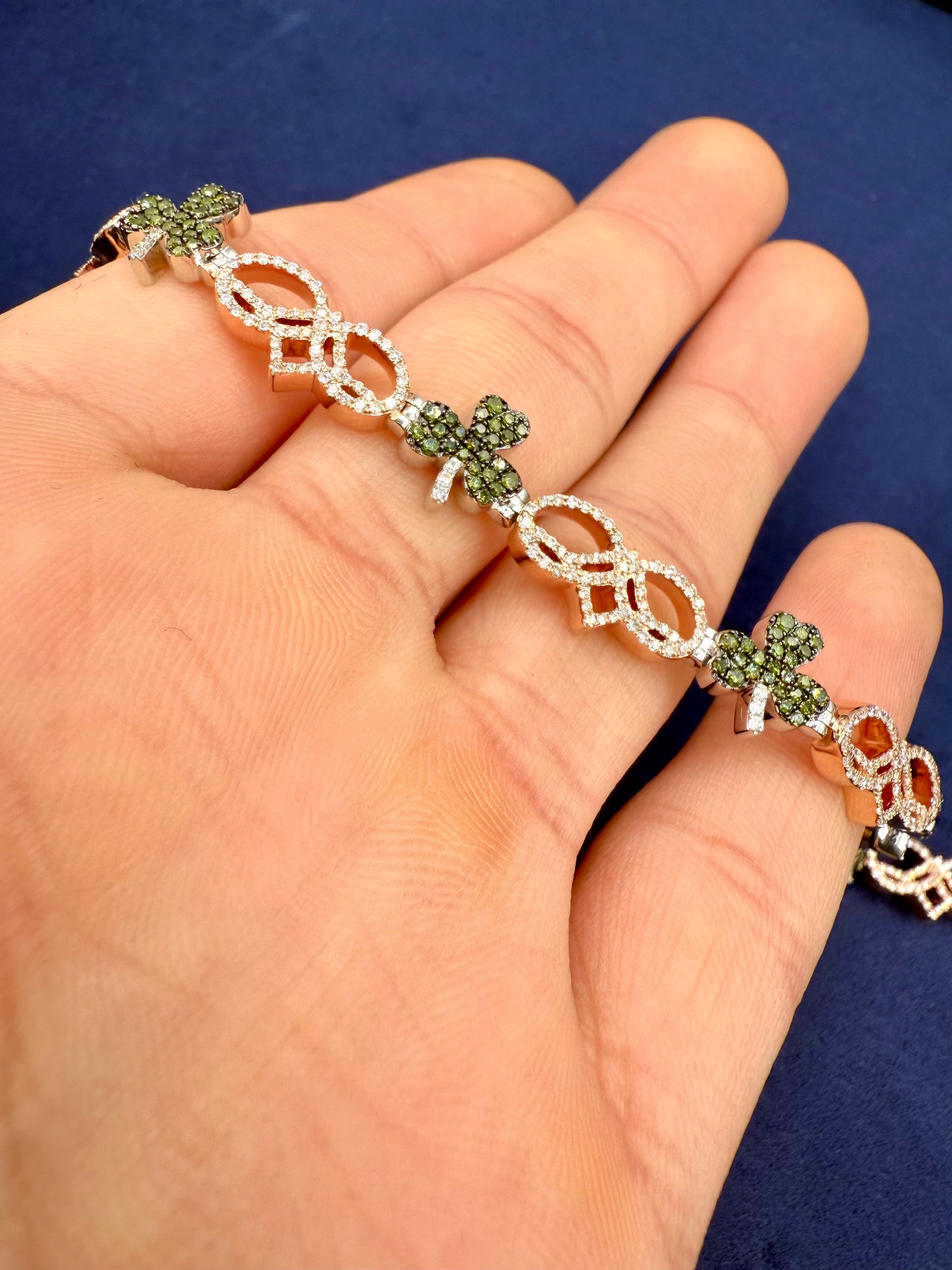 14k Lucky Clover Bracelet