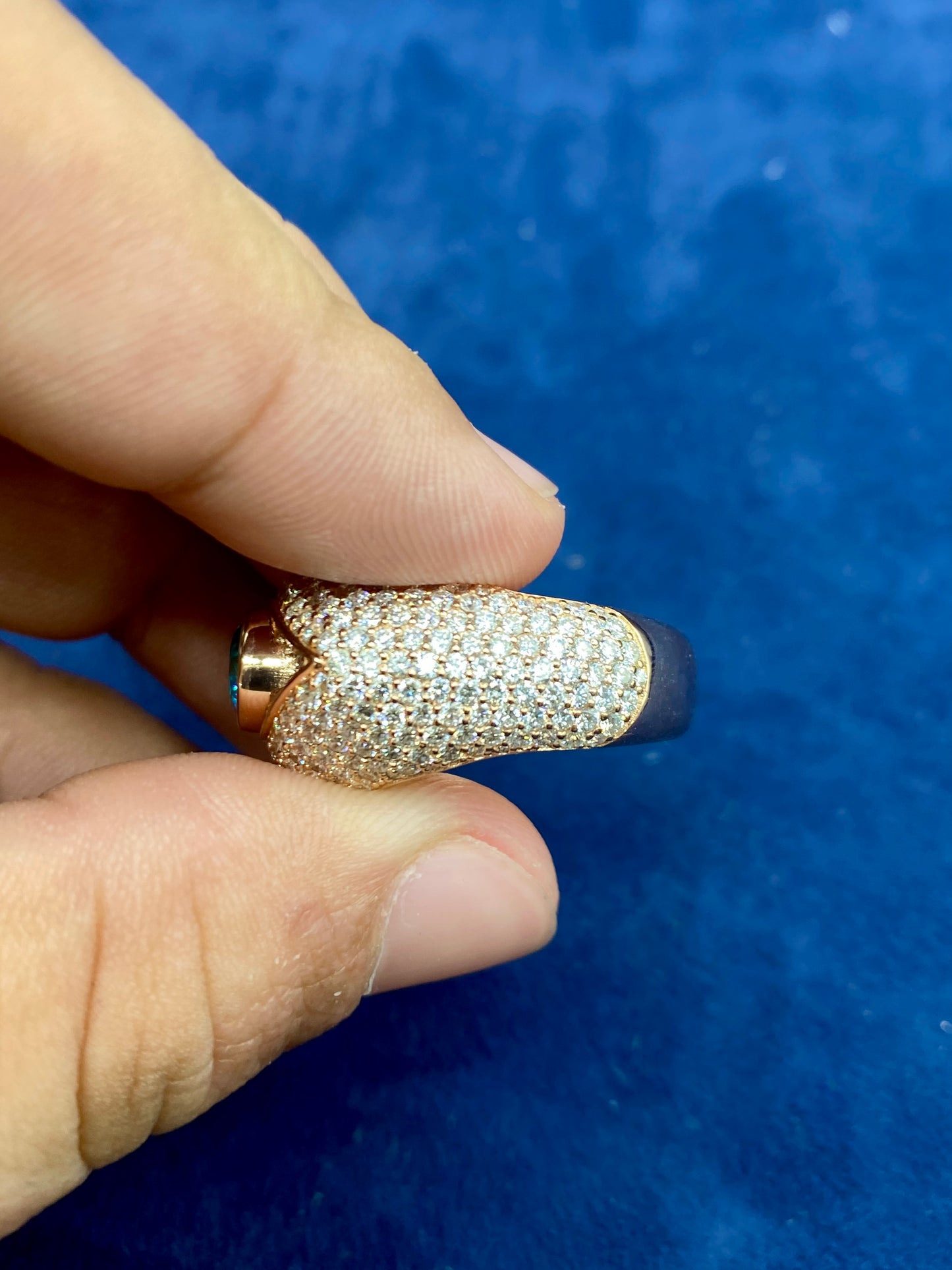 10k Lab Evil Eye Ring