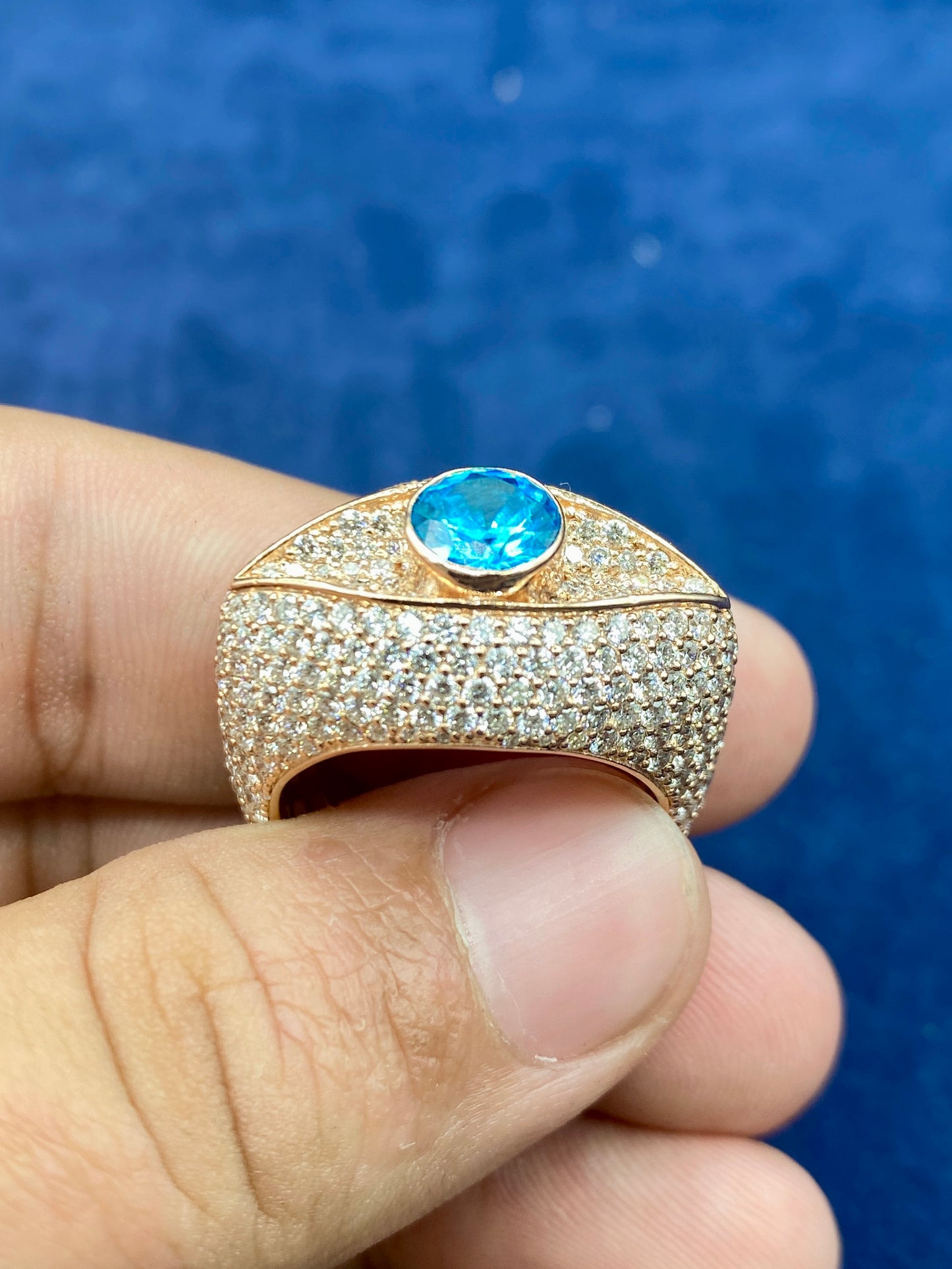 10k Lab Evil Eye Ring