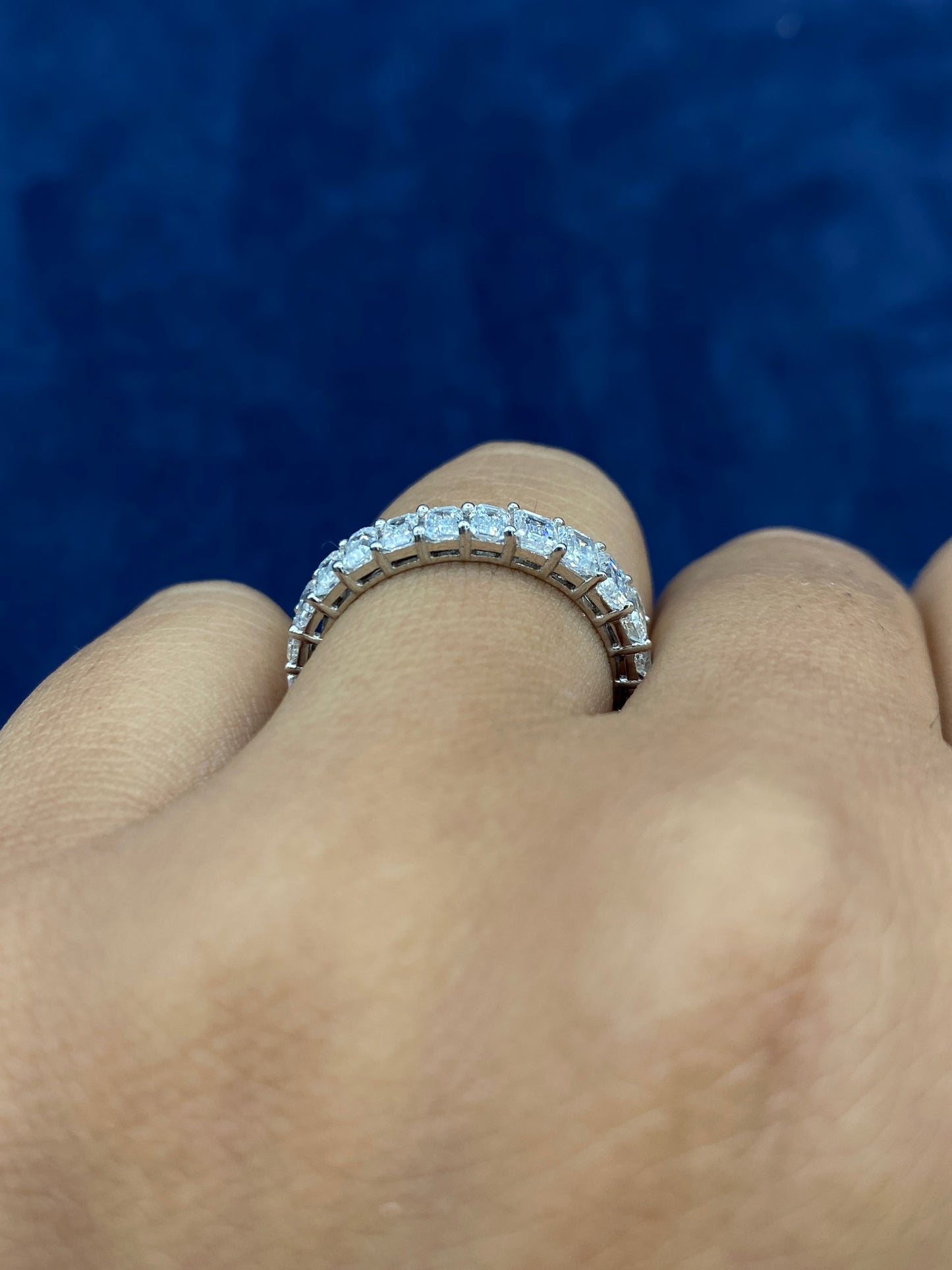 14k Baguette Lab Diamond Engagement Ring