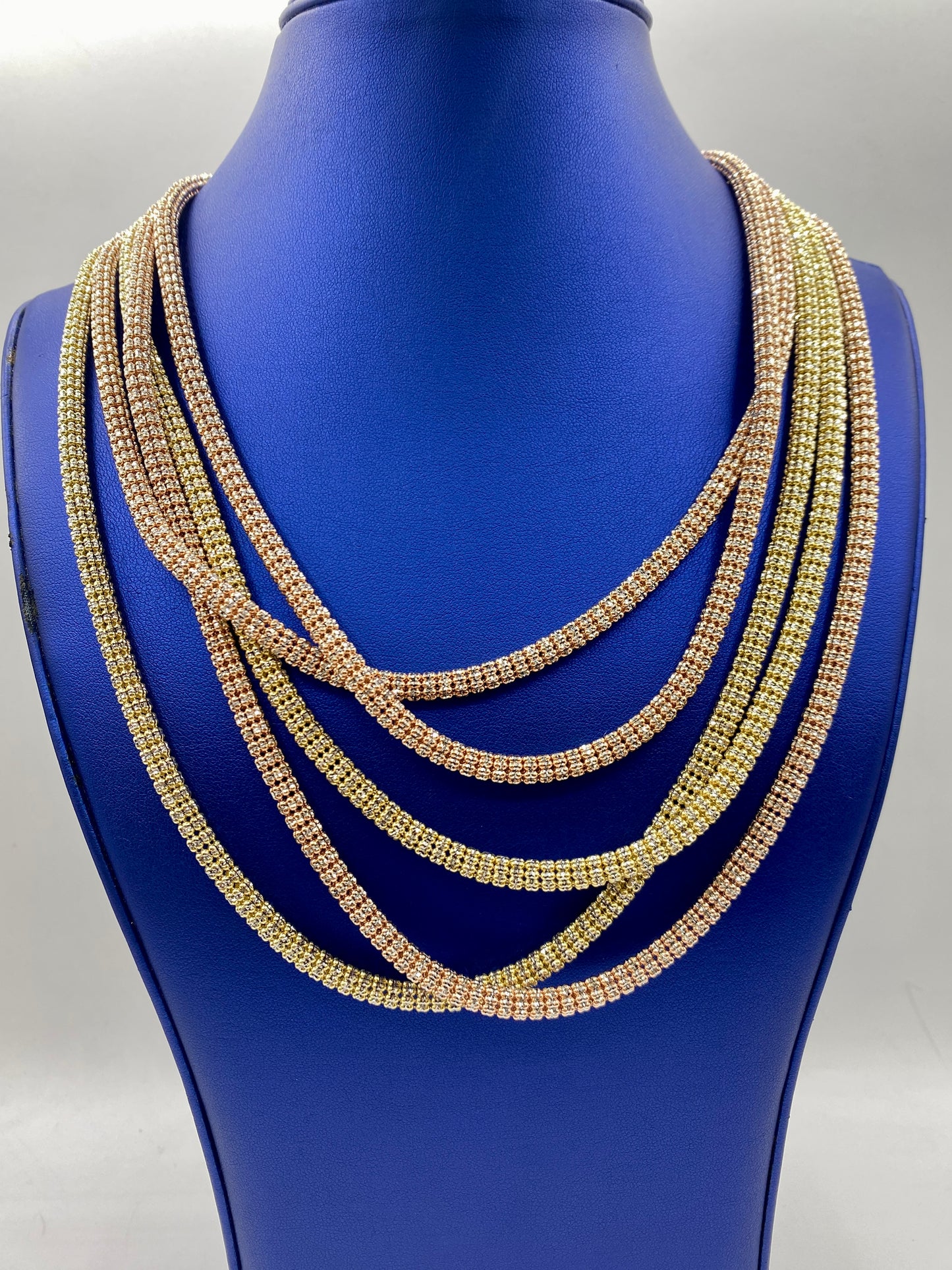 14k Gold 5mm Ice Chain
