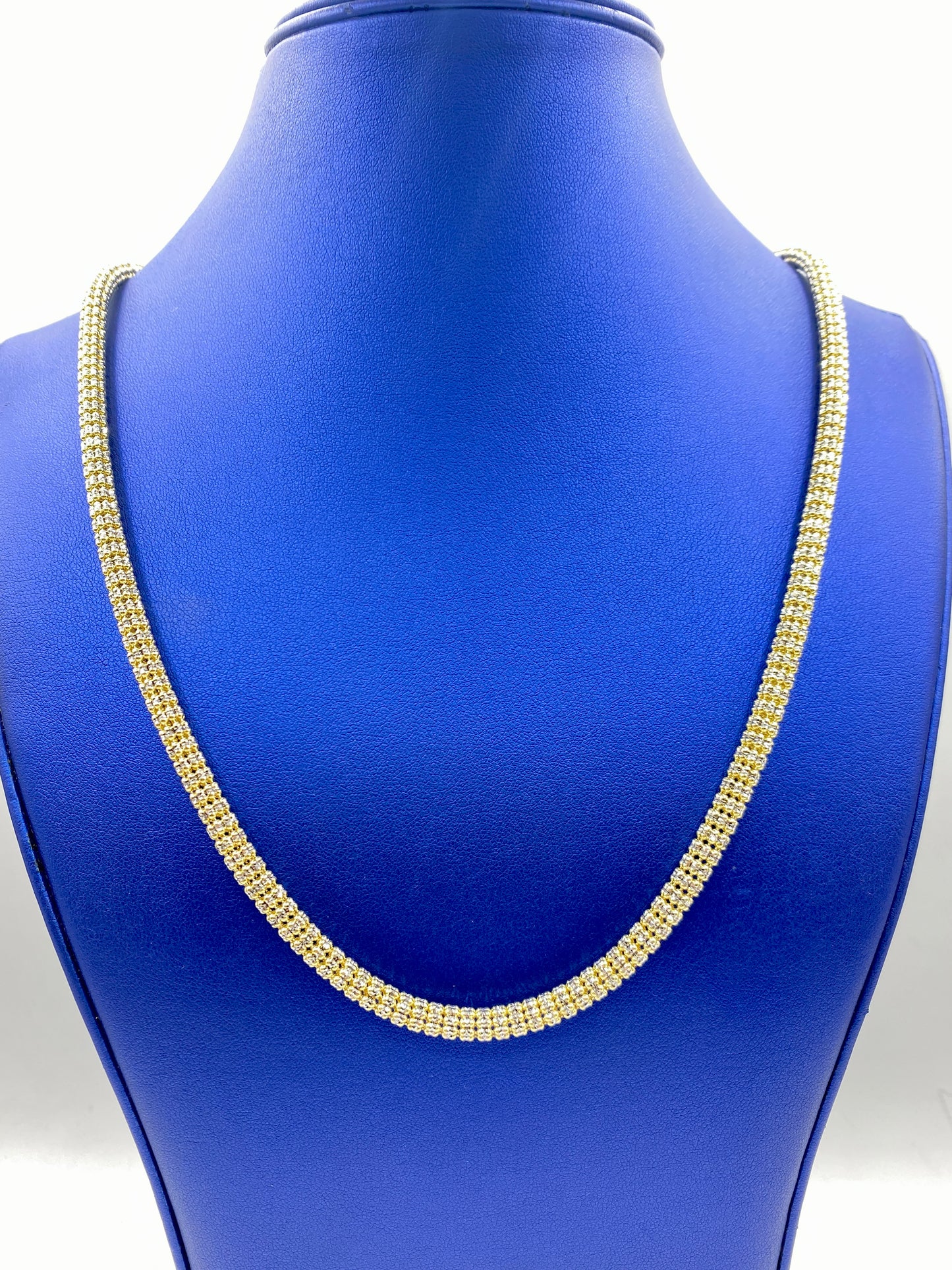 14k Gold 5mm Ice Chain
