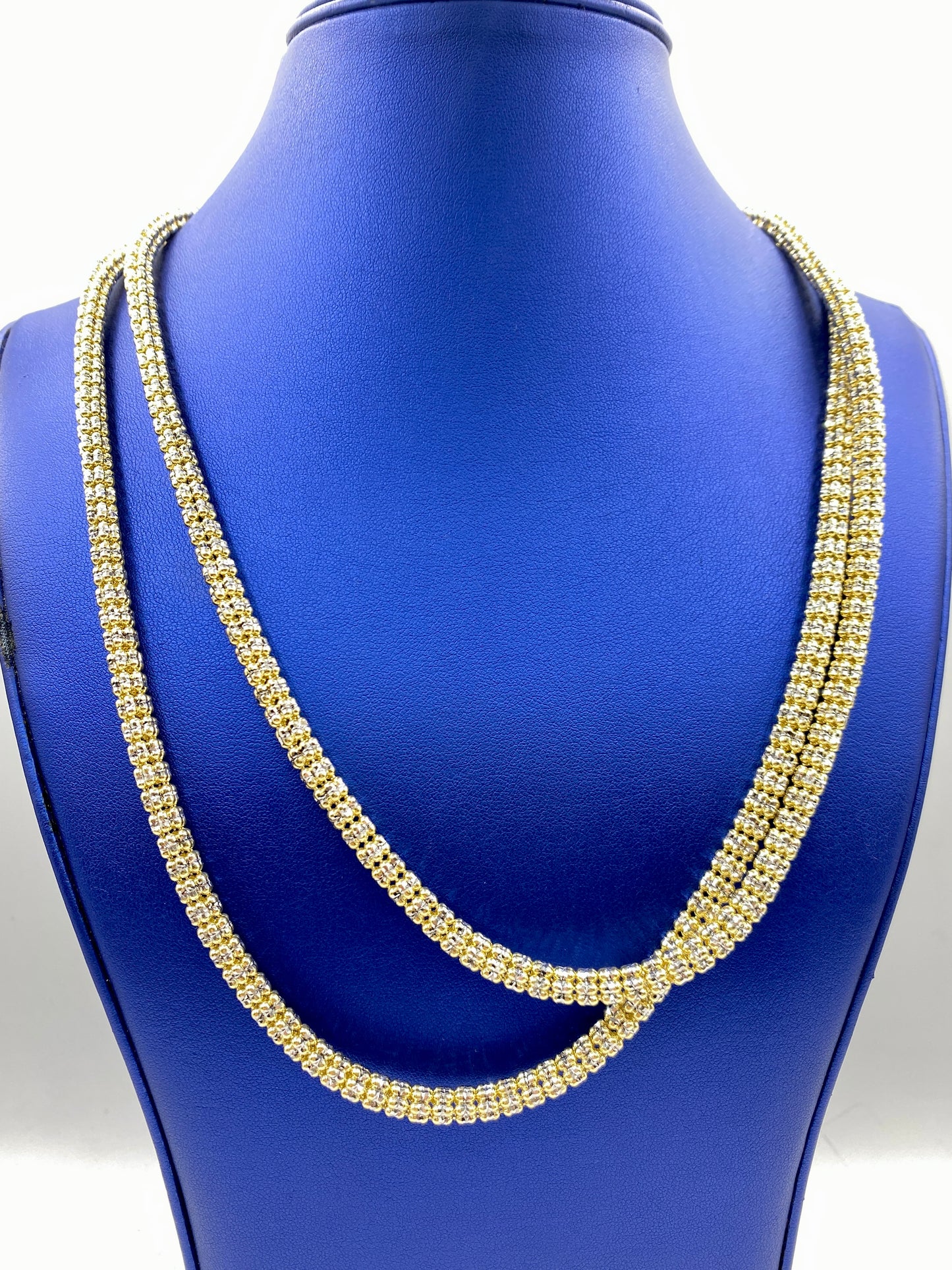14K Gold 6MM Ice Chain