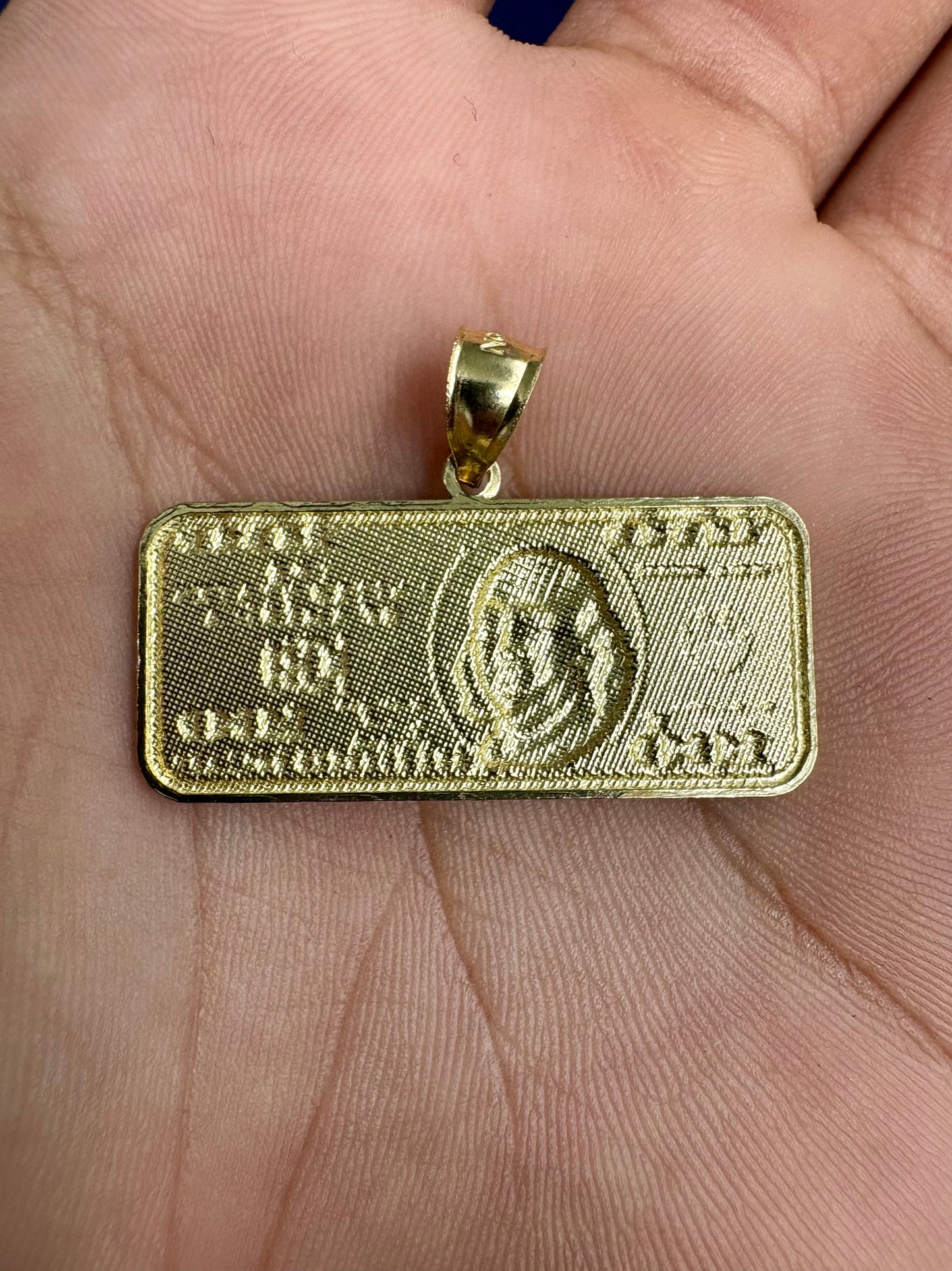 10K Gold $100 Pendant