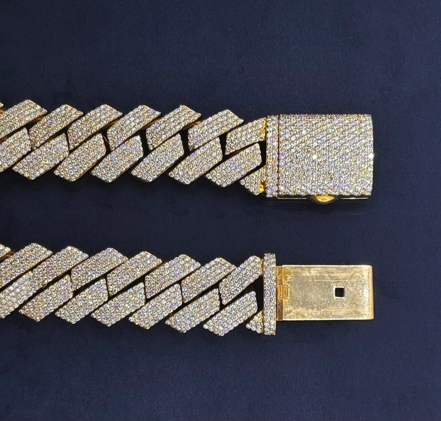 14k Gold Jumbo 28.2M 26I Diamond Cuban Chain