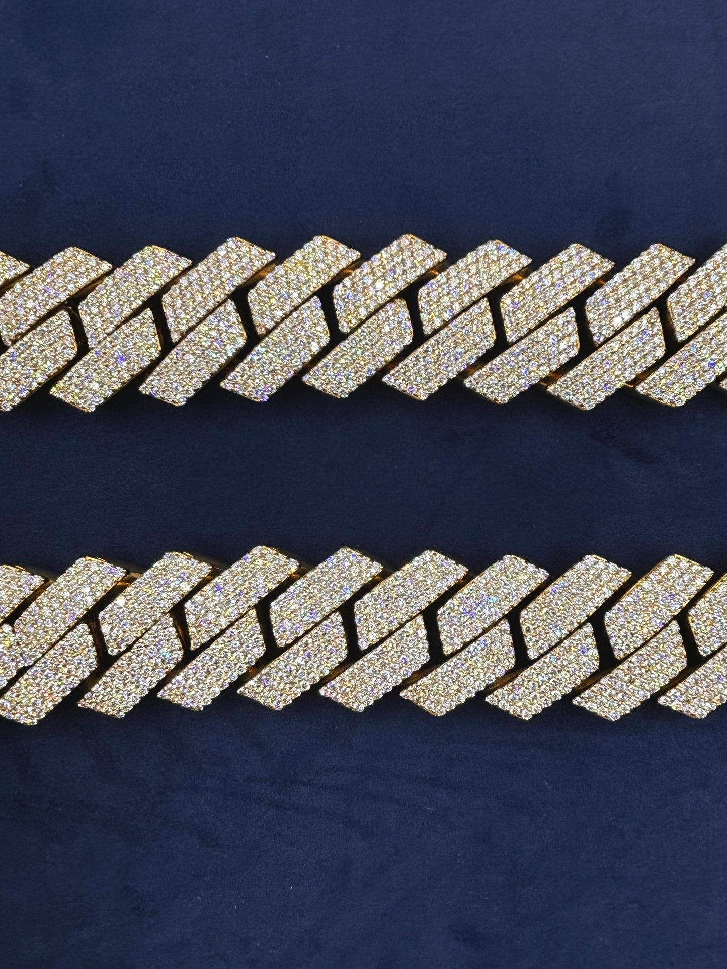 14k Gold Jumbo 28.2M 26I Diamond Cuban Chain