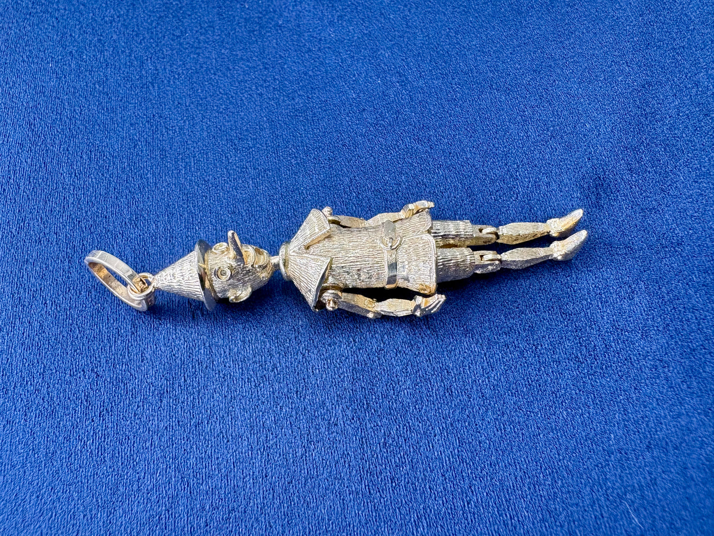 14K Gold Pinocchio Pendant